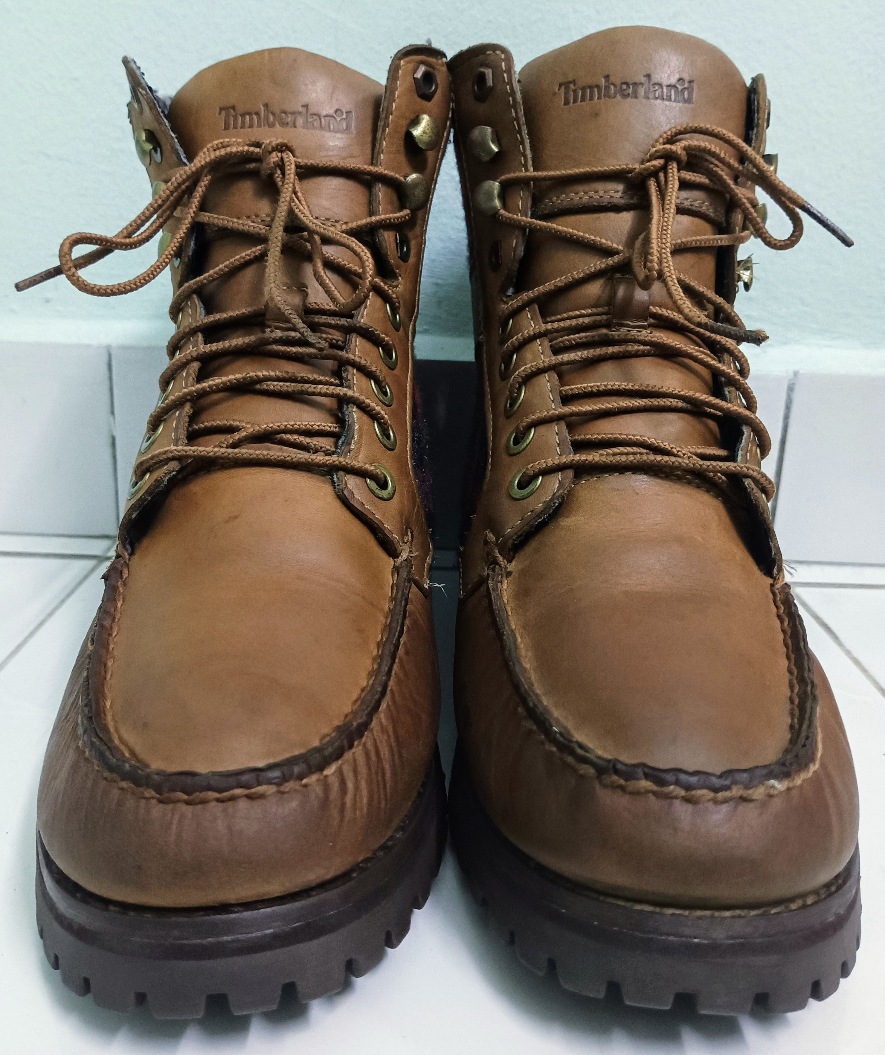 Timberland × Woolrich Woolen Mills Timberland Newmarket 9 Eye Moc Toe Boots Size US 9 / EU 42 - 5 Thumbnail