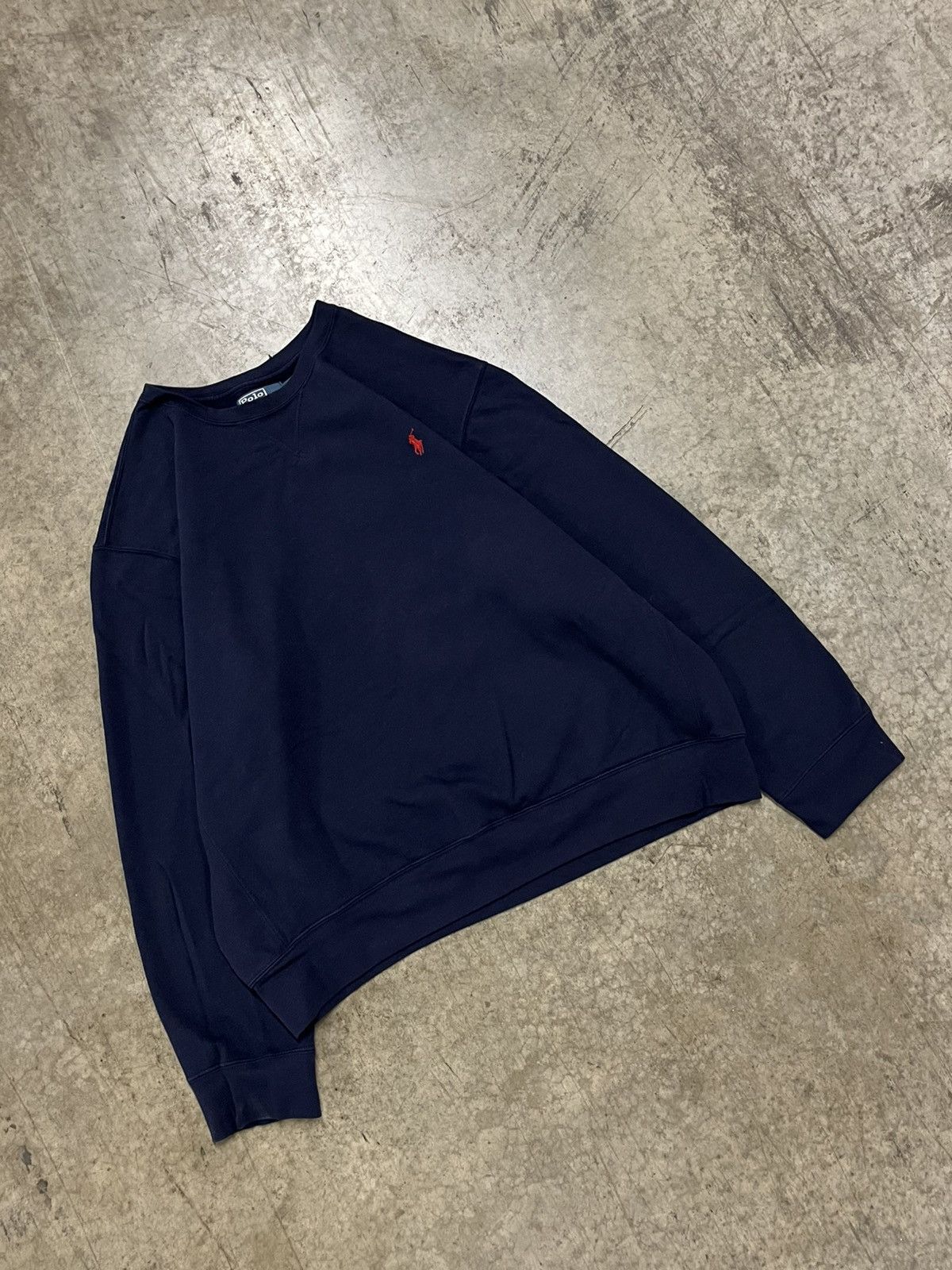 Polo Ralph Lauren × Vintage Polo Ralph Lauren vintage crewneck boxy streetwear preppy Size US XXL / EU 58 / 5 - 2 Thumbnail