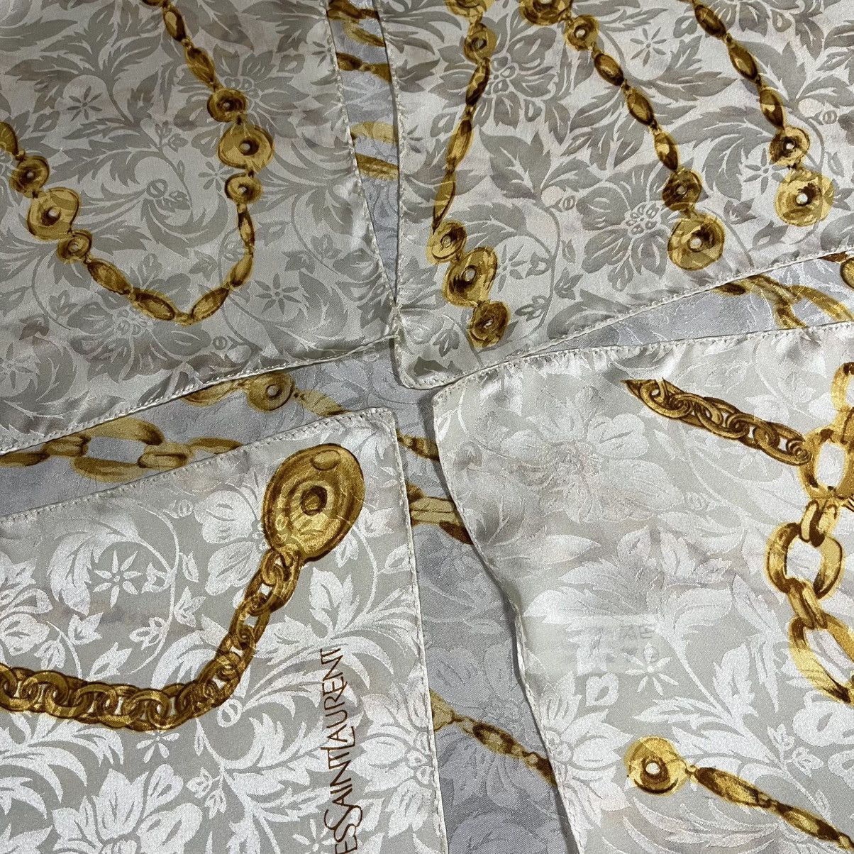 Yves Saint Laurent Yves Saint Laurent Silk scarf Size ONE SIZE - 10 Thumbnail