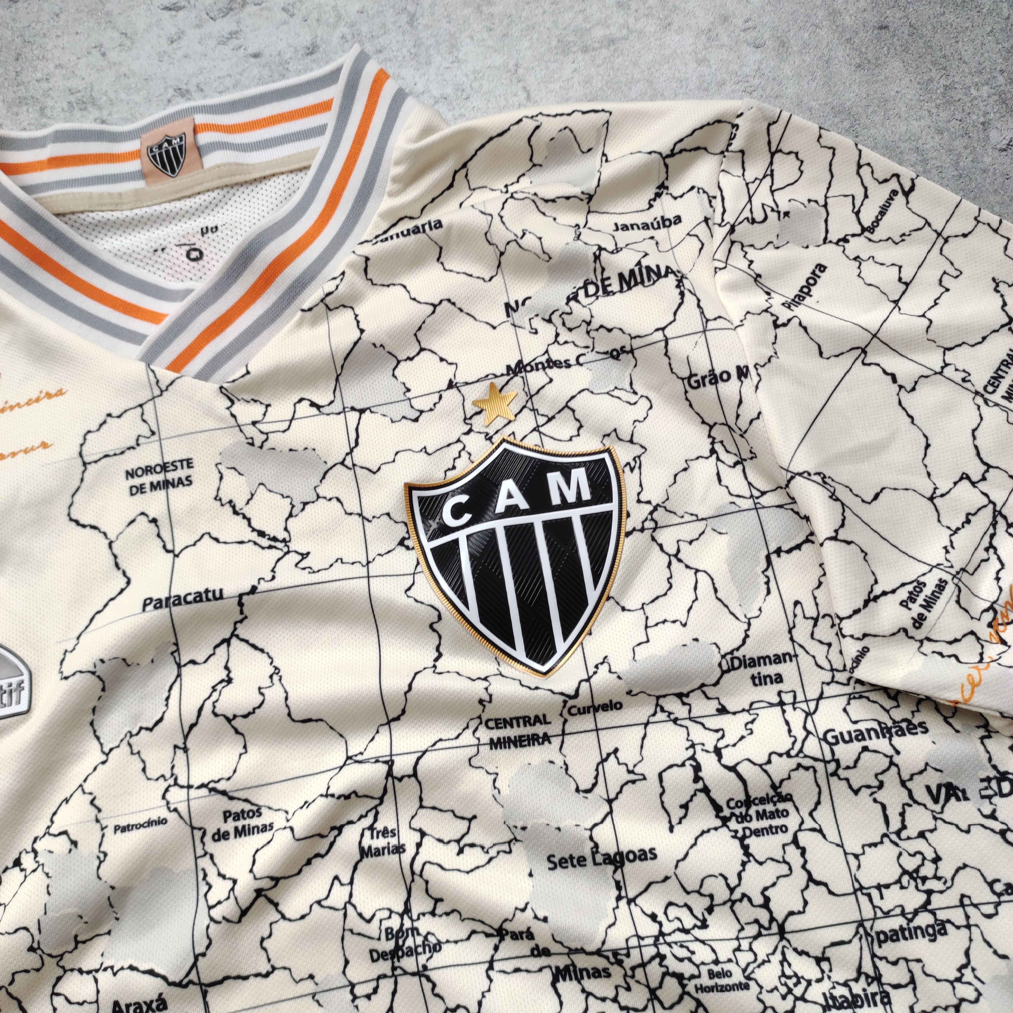 Vintage RARE Limited Brazil Atletico Mineiro Le Coq Sportif Jersey Size US M / EU 48-50 / 2 - 5 Thumbnail