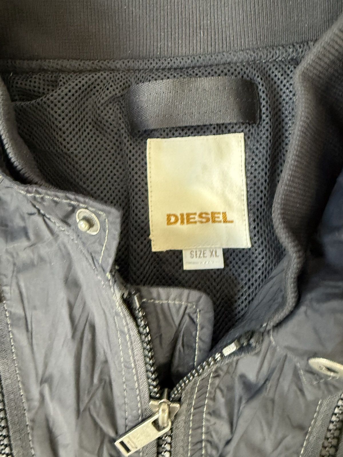 Diesel Diesel Vintage Nylon Biker Jacket Size US XL / EU 56 / 4 - 5 Thumbnail