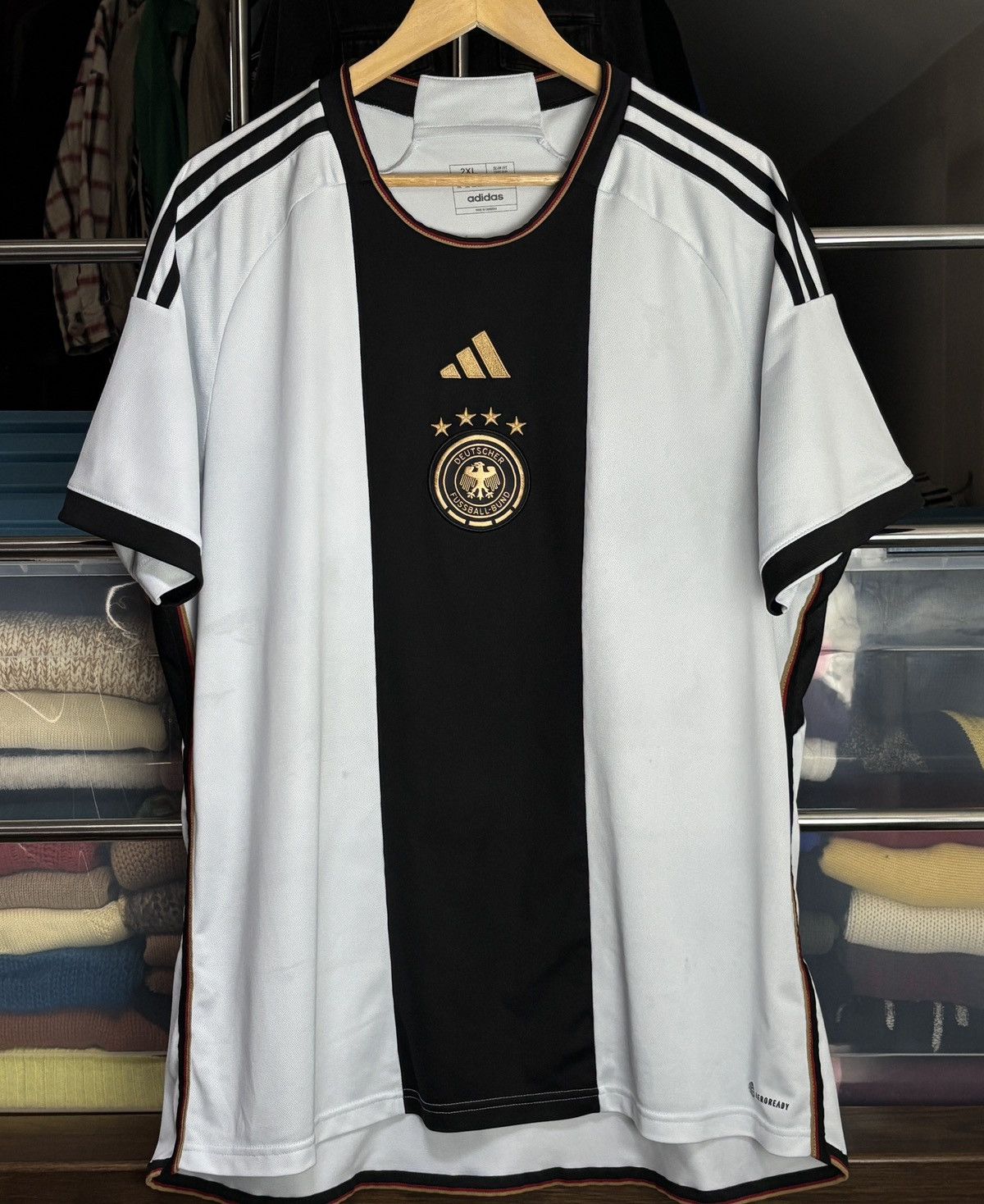 Adidas Adidas Germany Soccer Football Jersey Size US XXL / EU 58 / 5 - 1 Thumbnail