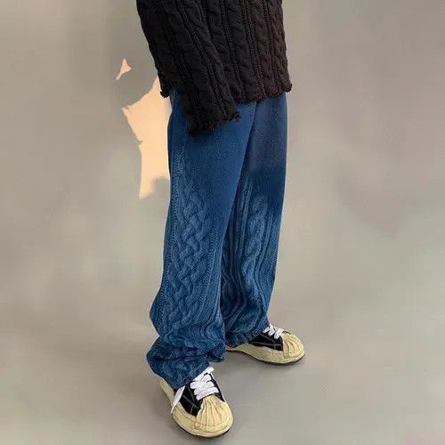 VIBE Embroidered Blue Denim Jeans Size US 28 / EU 44 - 4 Thumbnail