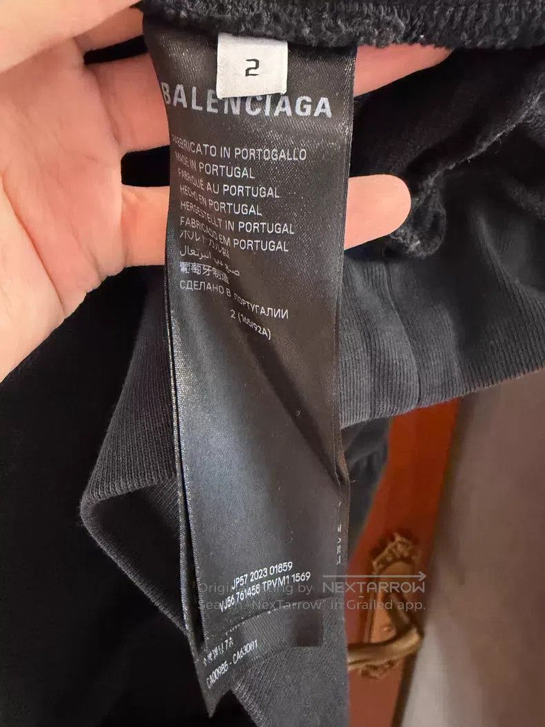 Balenciaga Balenciaga Black Eiffel Tower palm tree print hooded sweat Size US M / EU 48-50 / 2 - 4 Thumbnail