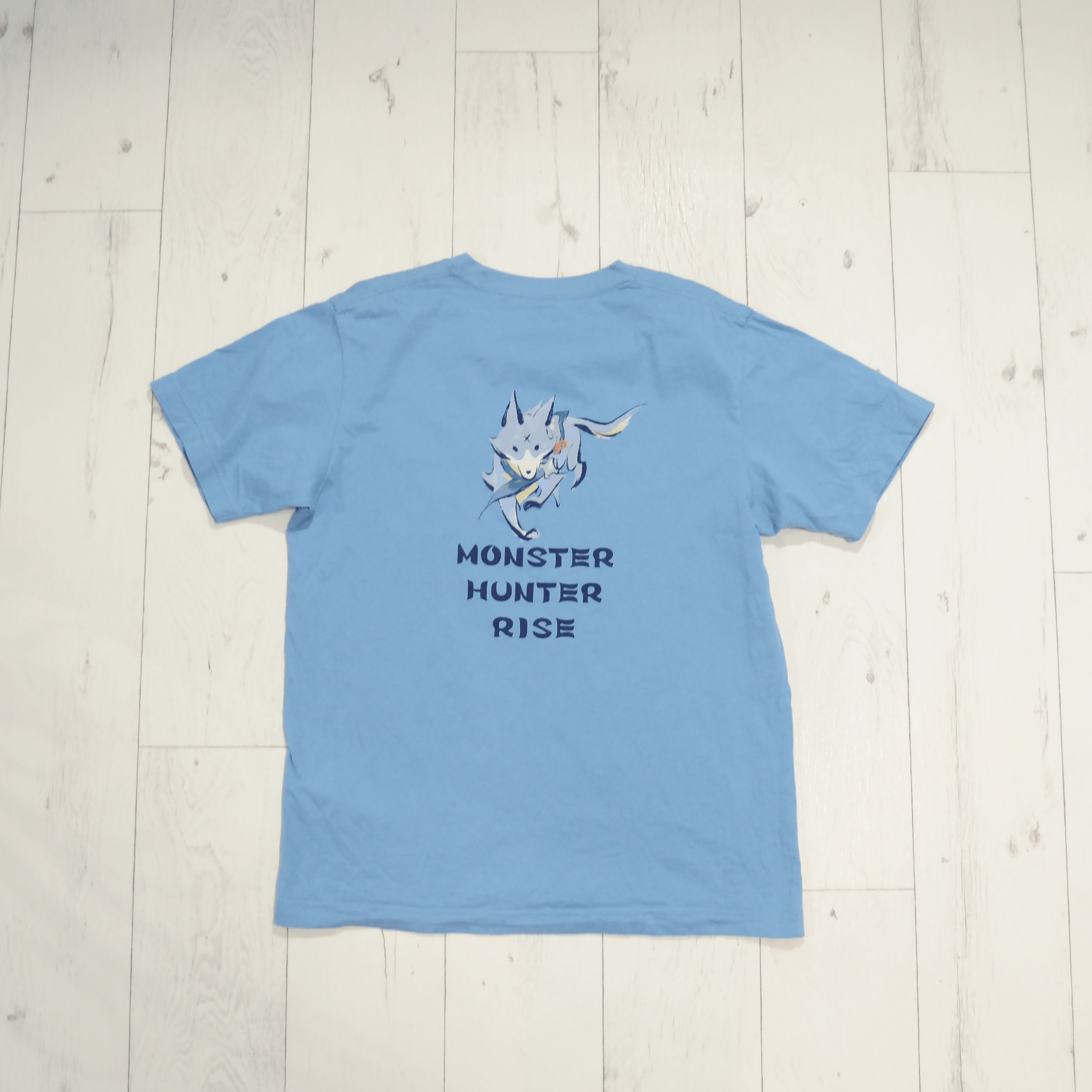 The Game × Uniqlo Uniqlo Monster Hunter Rise Merch UT T-Shirt XS Blue Unisex Size US XS / EU 42 / 0 - 2 Thumbnail