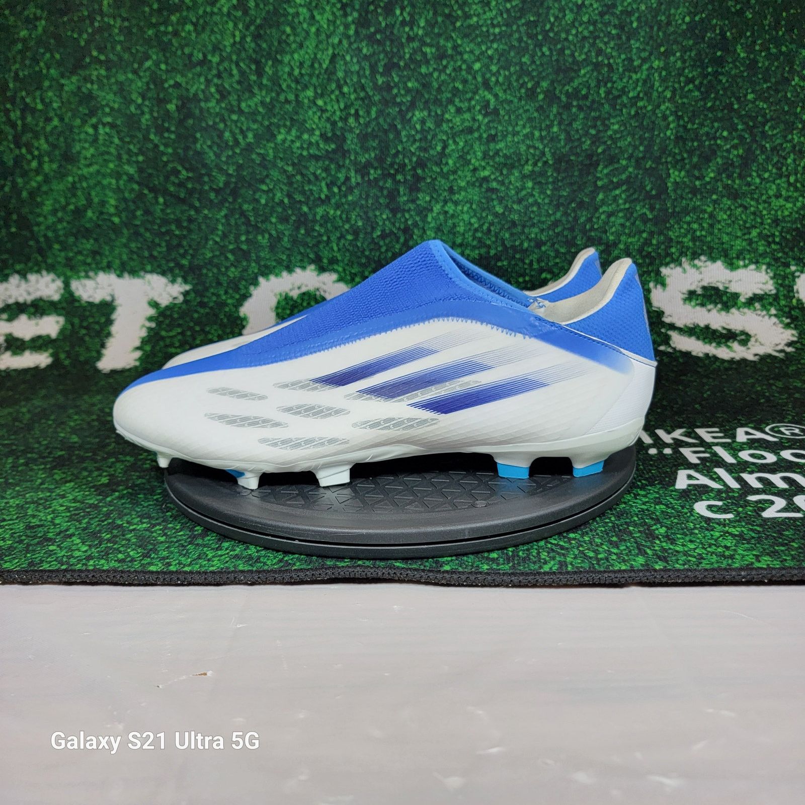 Adidas Adidas X Speedflow.3 Laceless FG 'White Legacy Indigo' Sz 13 Size US 13 / EU 46 - 2 Thumbnail
