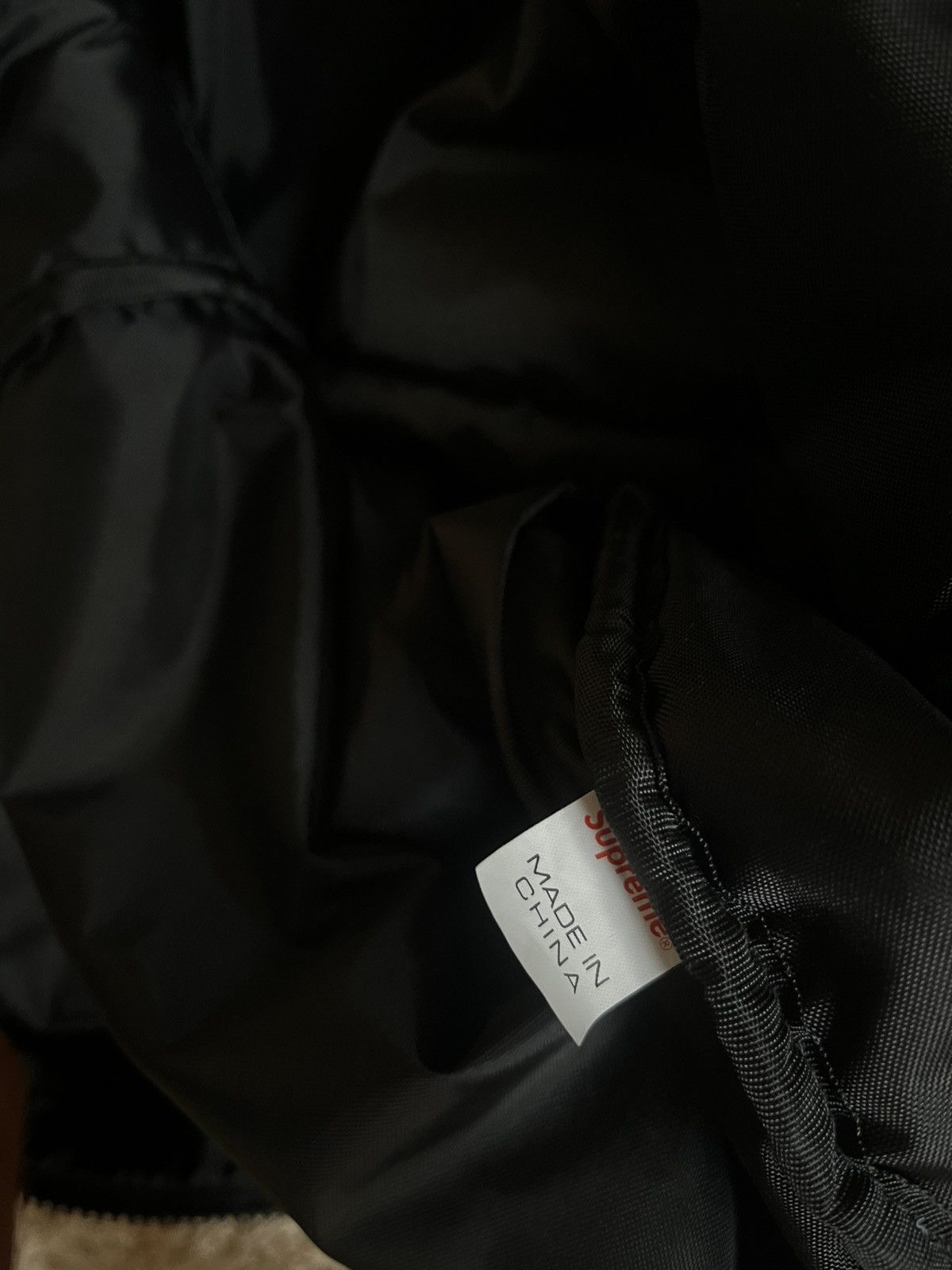 Supreme Supreme White fleece leopard backpack bag Size ONE SIZE - 4 Thumbnail