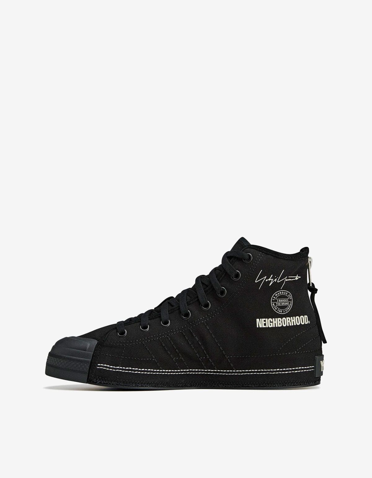 Y-3 Y-3 Neighborhood Nizza Hi Black Trainers Size US 7 / EU 40 - 6 Thumbnail