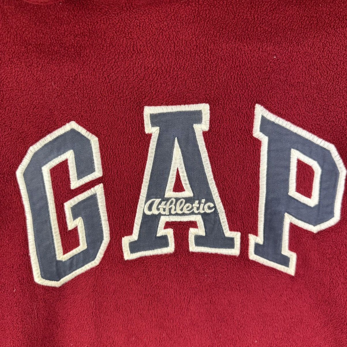 Gap Vintage 00s GAP Pullover Fleece Hoodie Distressed Size US XXL / EU 58 / 5 - 8 Thumbnail