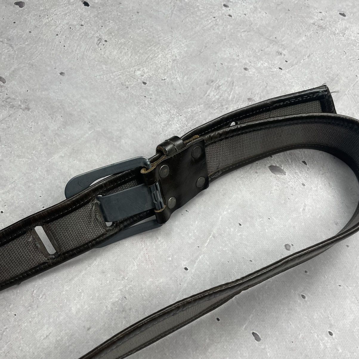 G-Star × Japanese Brand × Vintage Vintage avantgarde G-star RAW leather belt y2k Size ONE SIZE - 10 Thumbnail