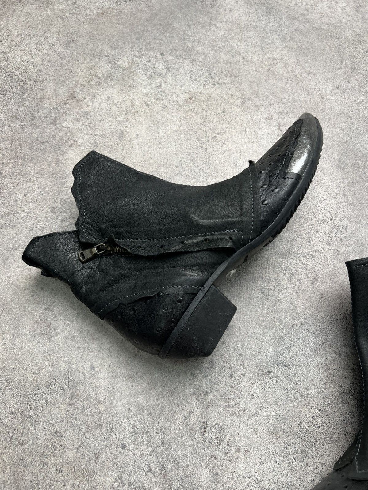 Other Vintage leather double zip Italian boots like as98 legacy Size US 9 / IT 39 - 5 Thumbnail
