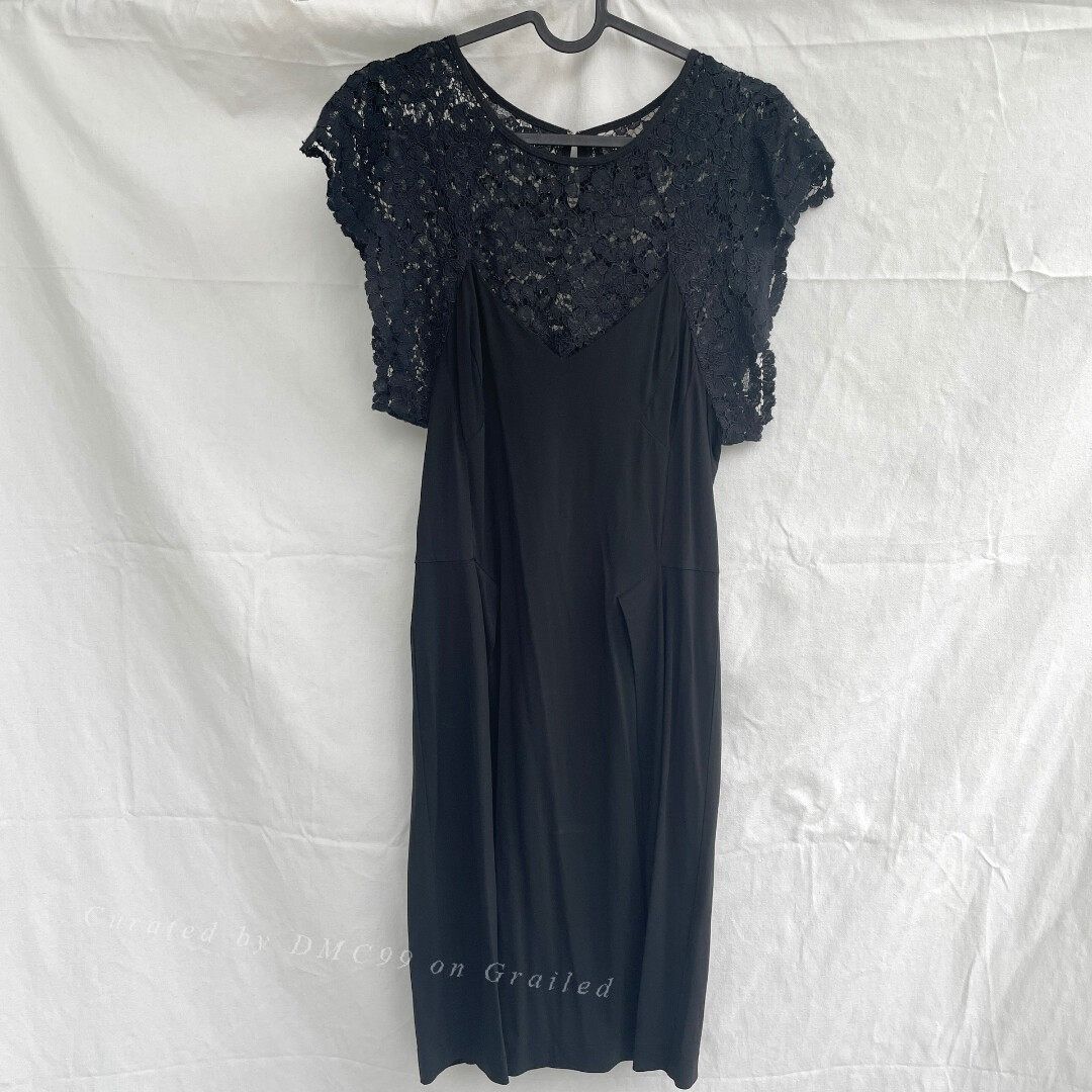Toga Toga Archives Black Lace Spliced Vintage Dress Size S / US 4 / IT 40 - 1 Thumbnail