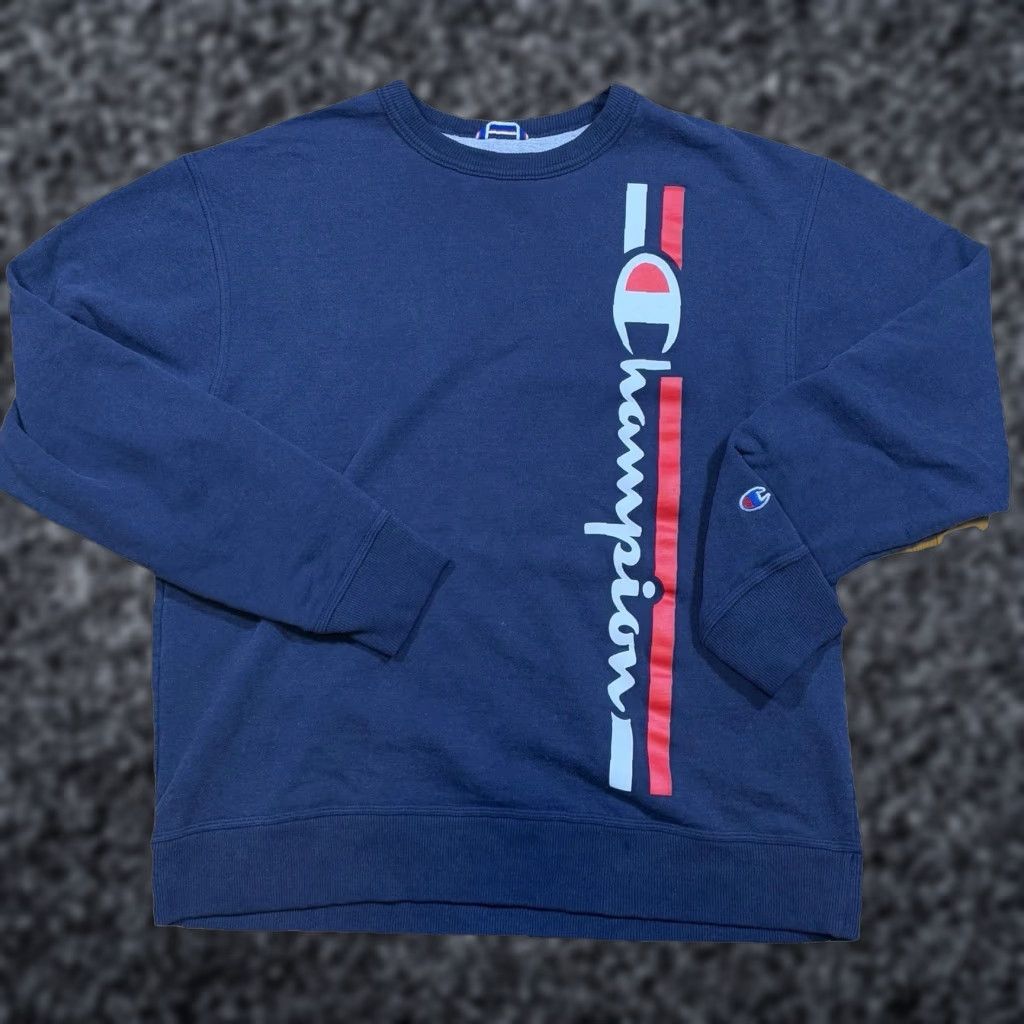 Champion VTG Champion Sweater Men’s Large Black Crewneck Pullover Size US L / EU 52-54 / 3 - 1 Thumbnail