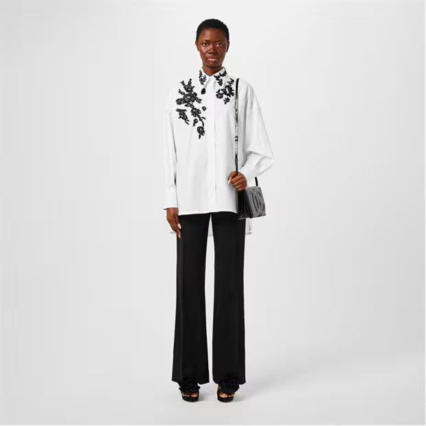 Dolce & Gabbana o1g2r1mq1024 Stretch Jersey Flared Pants in Nero Size 27" / US 4 / IT 40 - 6 Thumbnail