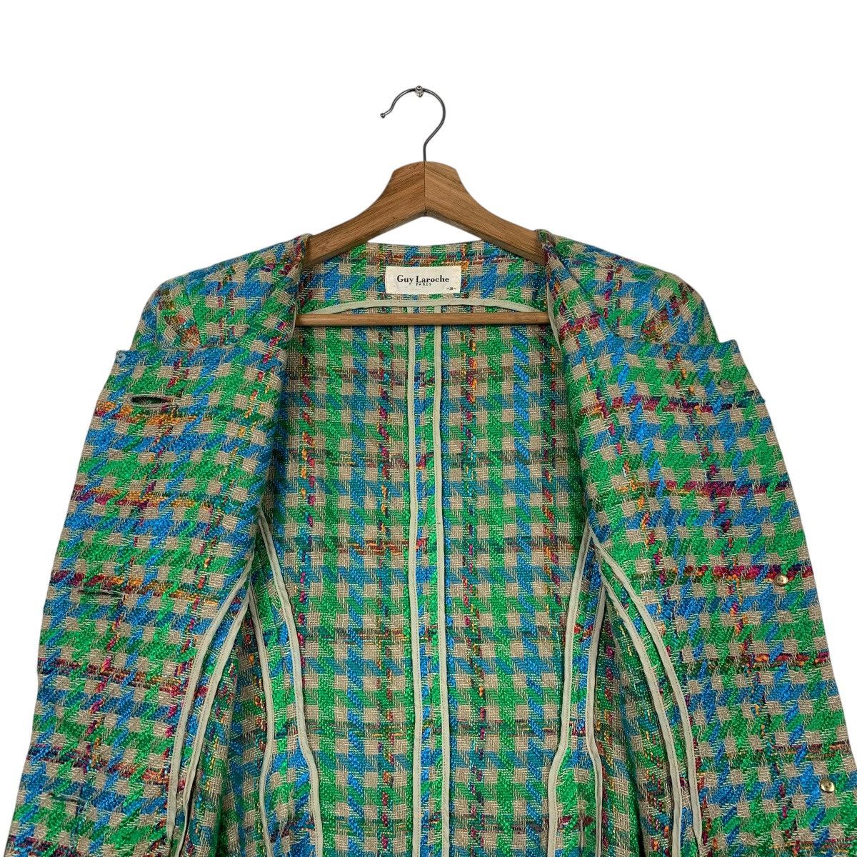 Guy Laroche Guy Laroche Paris Tweed Jacket Size S / US 4 / IT 40 - 12 Thumbnail