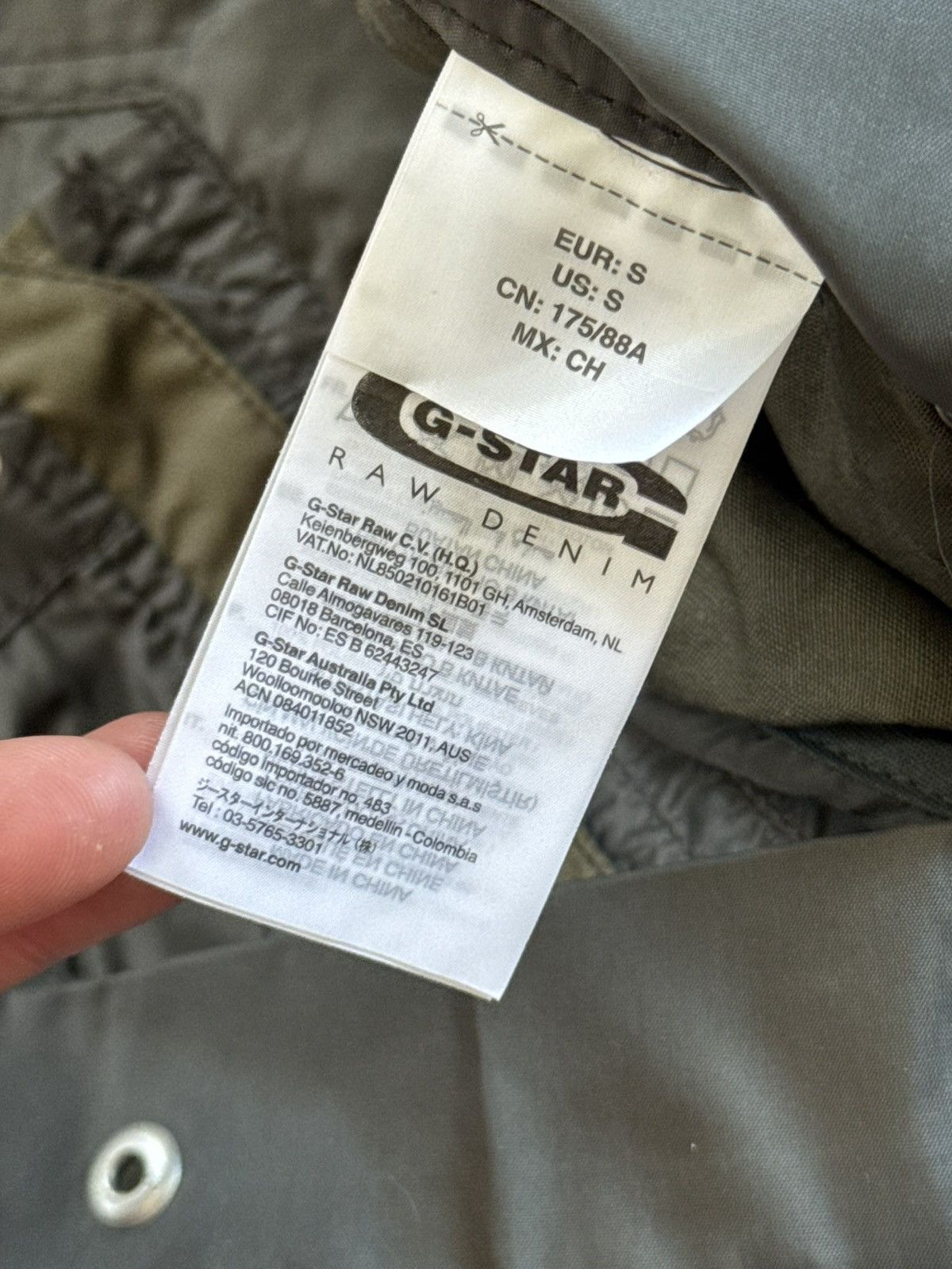 G-Star G star raw S/size Benin Myrow Overshirts light jacket bomber Size US S / EU 44-46 / 1 - 12 Thumbnail