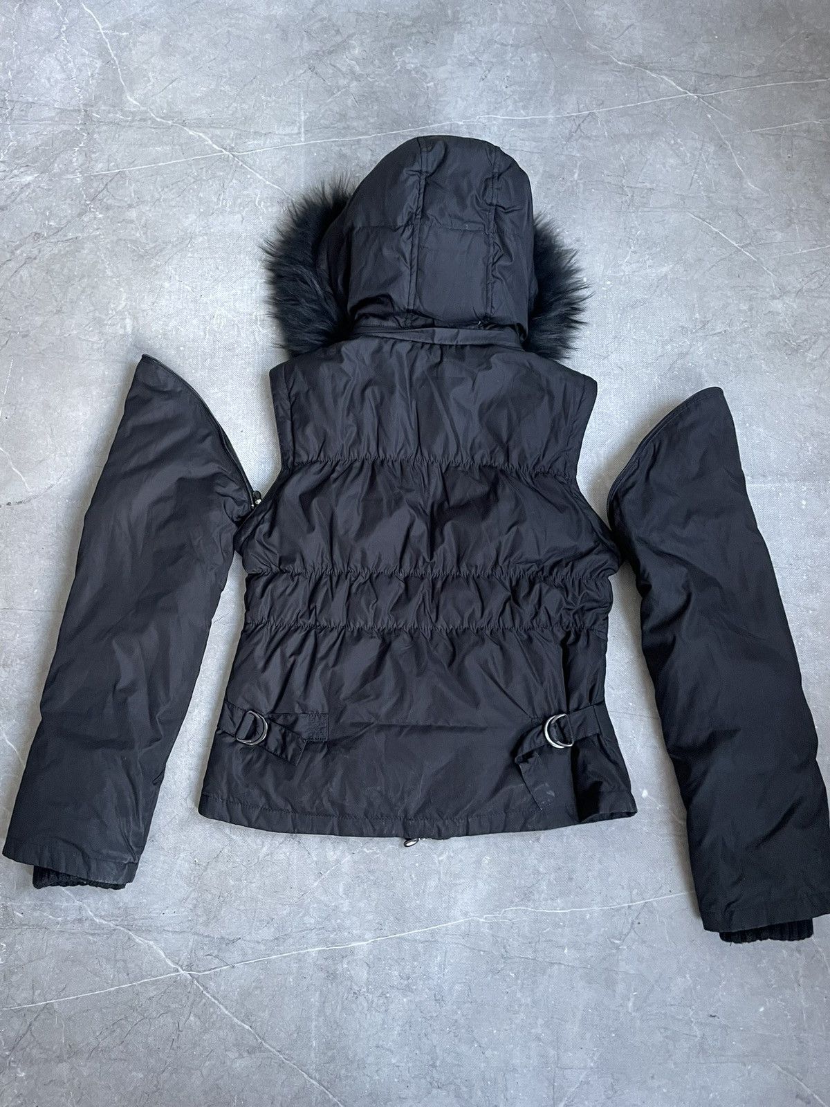 Hysteric Glamour Hysteric glamour style fur black down cropper bomber jacket Size US S / EU 44-46 / 1 - 8 Thumbnail