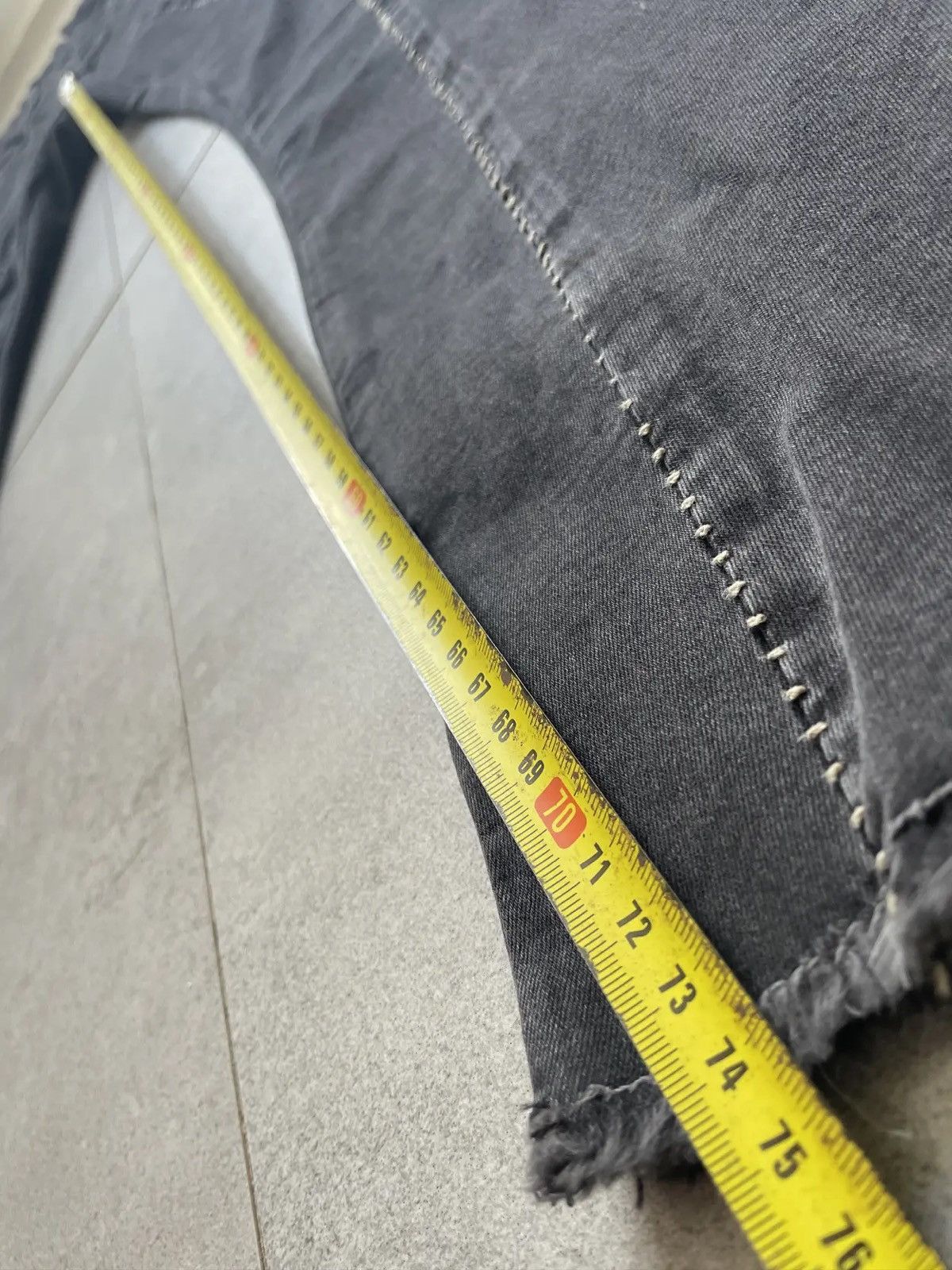 Thom Krom THOM KROM GREY MT62 DROPPED CROTCH RICK OWENS TYPE PANTS Size US 32 / EU 48 - 13 Thumbnail