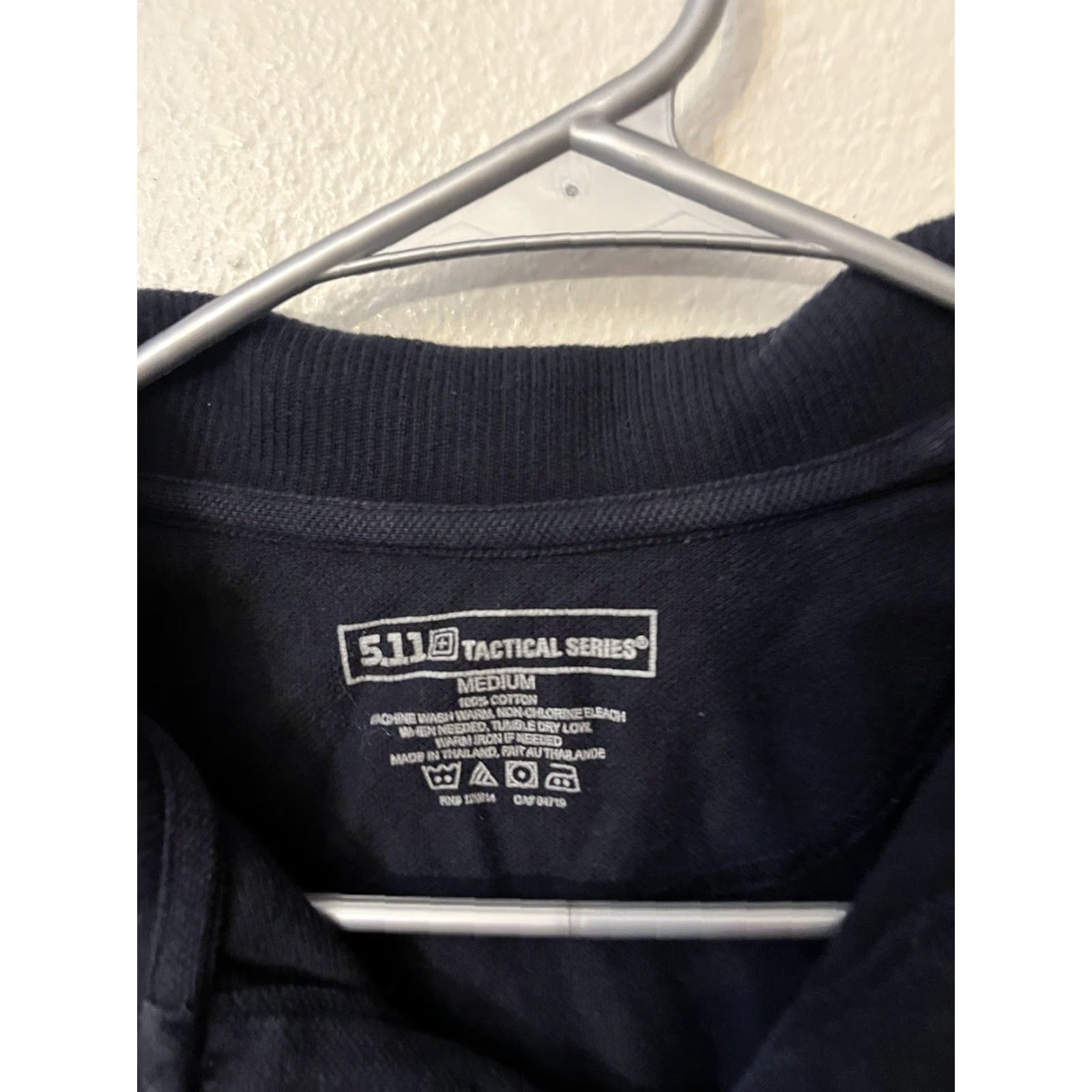 Vintage VINTAGE Black Polo Shirt M Short Sleeve 5.11 Tactical 100% Cotton Embroidered Mens Polo Shirt Black M 5.11 Tactical Size US M / EU 48-50 / 2 - 2 Thumbnail