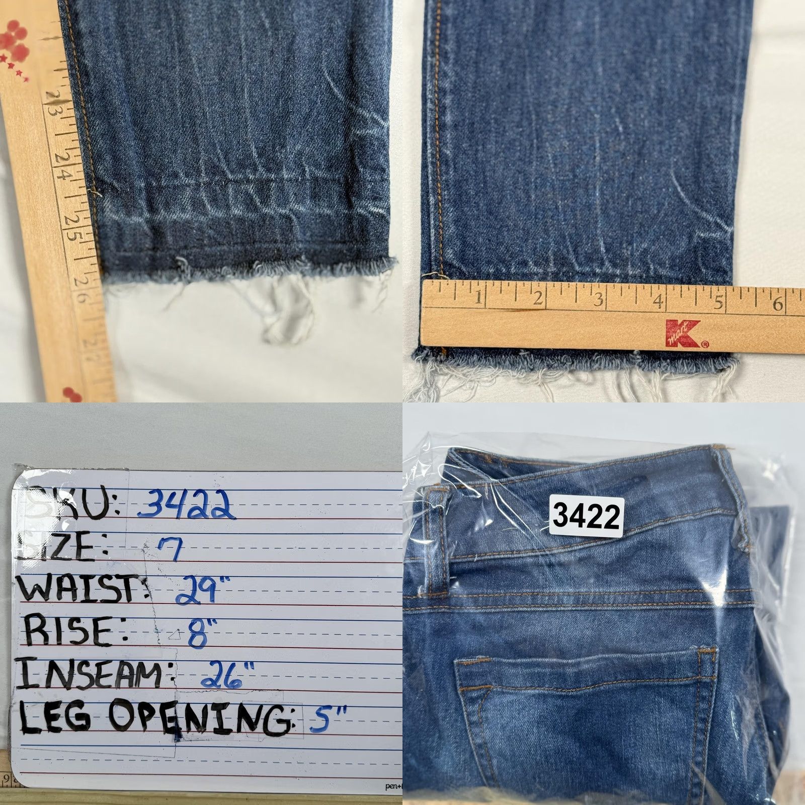 Vintage VINTAGE REWASH Jeans? Size 28" / US 6 / IT 42 - 9 Thumbnail