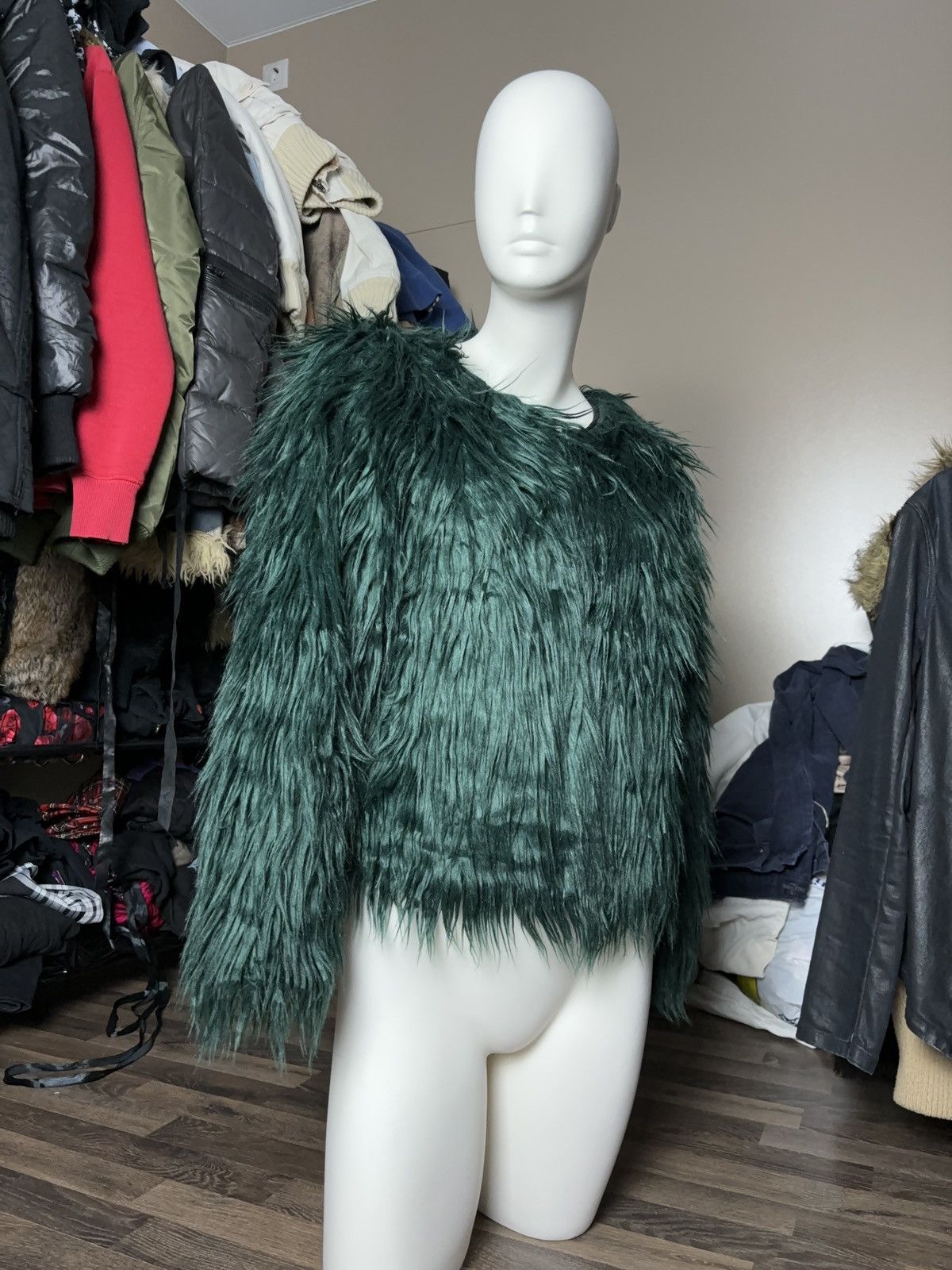 Japanese Brand × Vintage Vintage faux fur avant garde coat opium style jacket Size M / US 6-8 / IT 42-44 - 6 Thumbnail