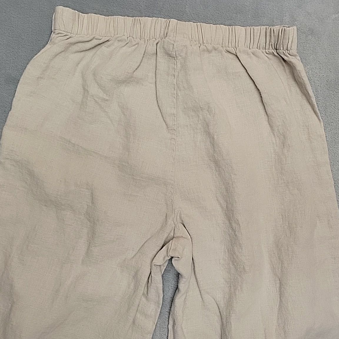 Vintage Two Star Dog Pants Women S Beige Hemp Side Button Coastal Casual Summer Comfort Size 28" / US 6 / IT 42 - 7 Thumbnail