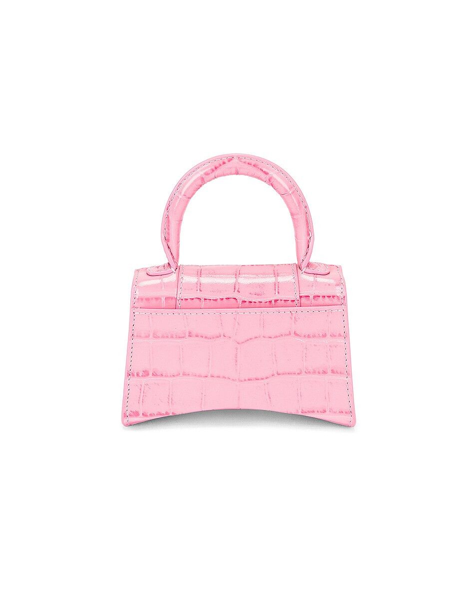 Balenciaga oc11z1125 Size: OS / Hourglass Mini Bag in Pink Size ONE SIZE - 3 Thumbnail