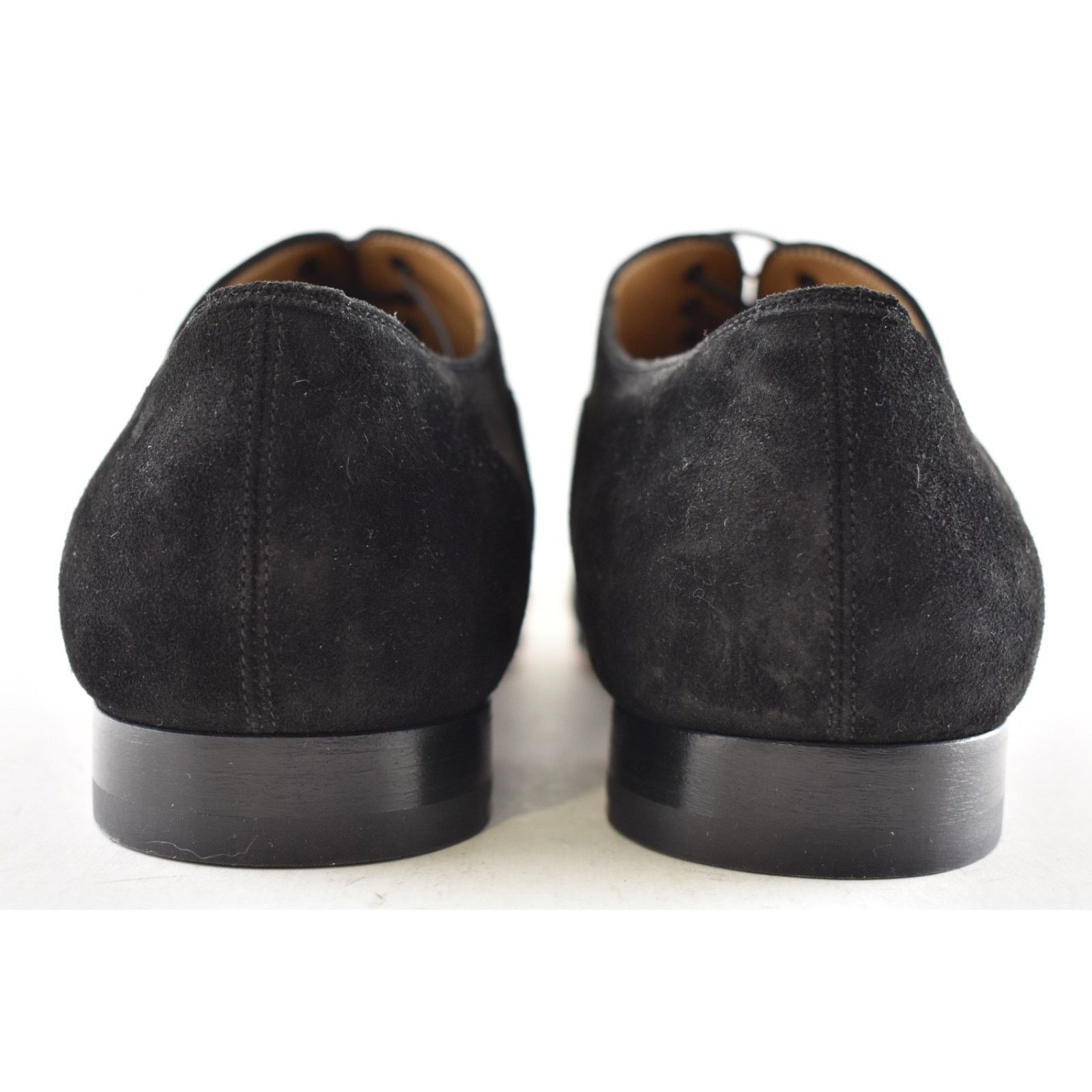 Christian Louboutin Mens Greggo Flat Black Suede Oxford Dress Loafer 44.5 11.5 Size US 11.5 / EU 44-45 - 12 Thumbnail