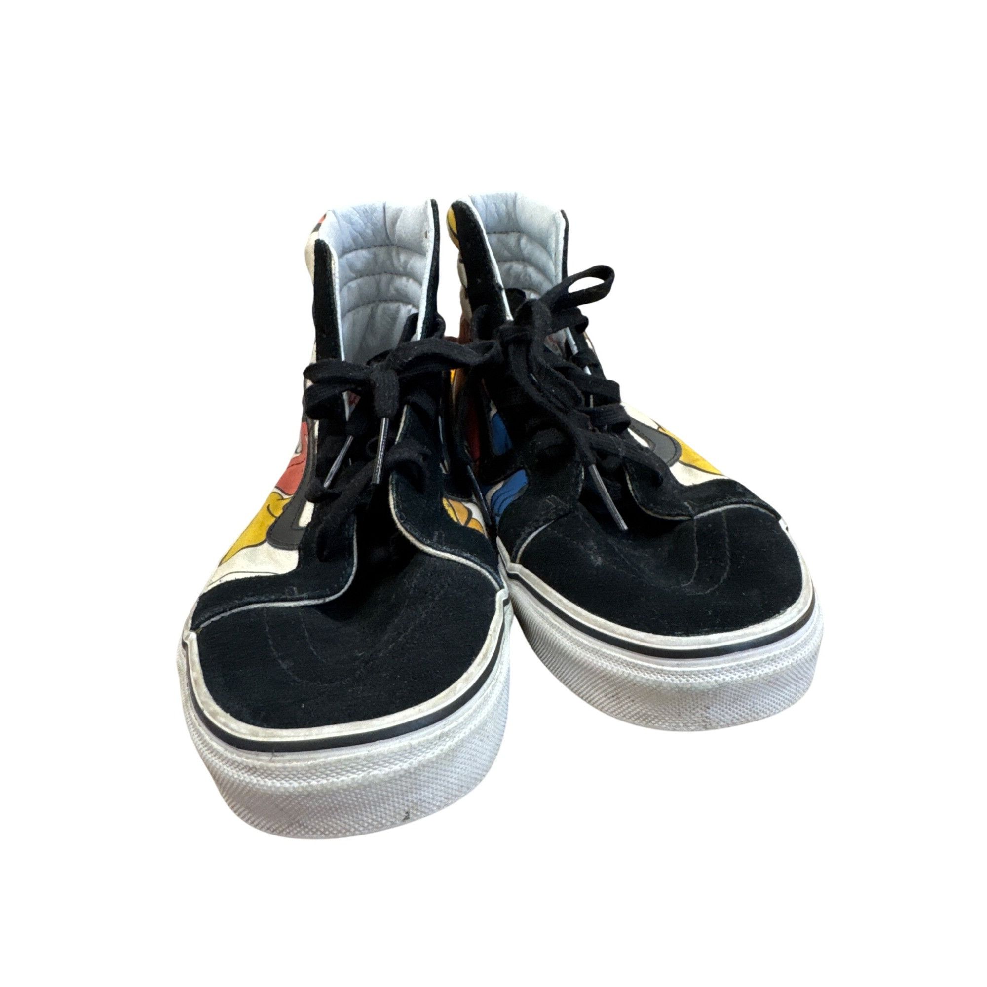 Vans Vans Disney Mens Black Leather High Top Sneakers Shoes Size Size US 10.5 / EU 43-44 - 9 Thumbnail