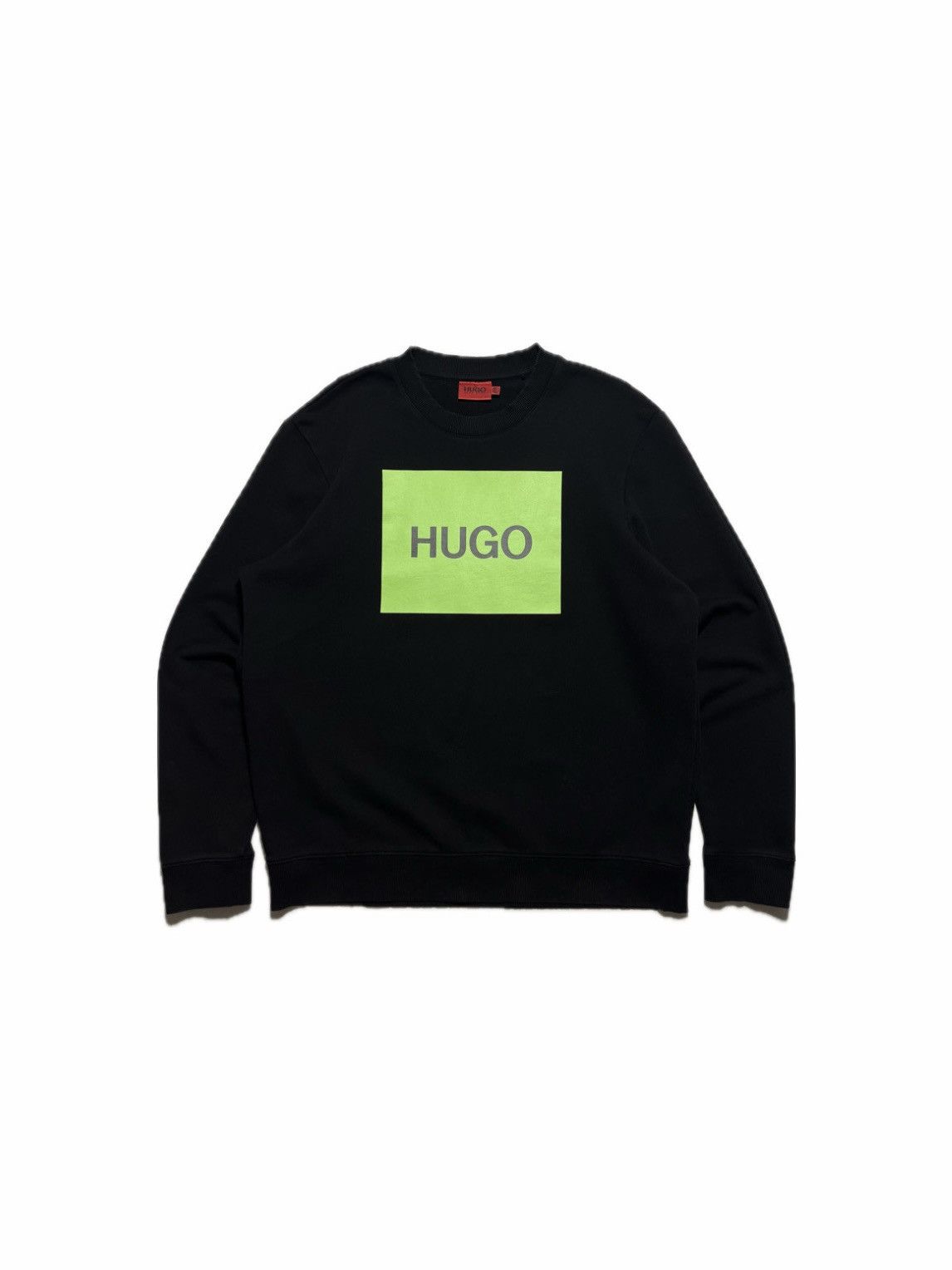Hugo Vintage Hugo Boss Duragol crew neck sweatshirt box logo Size US XL / EU 56 / 4 - 1 Thumbnail