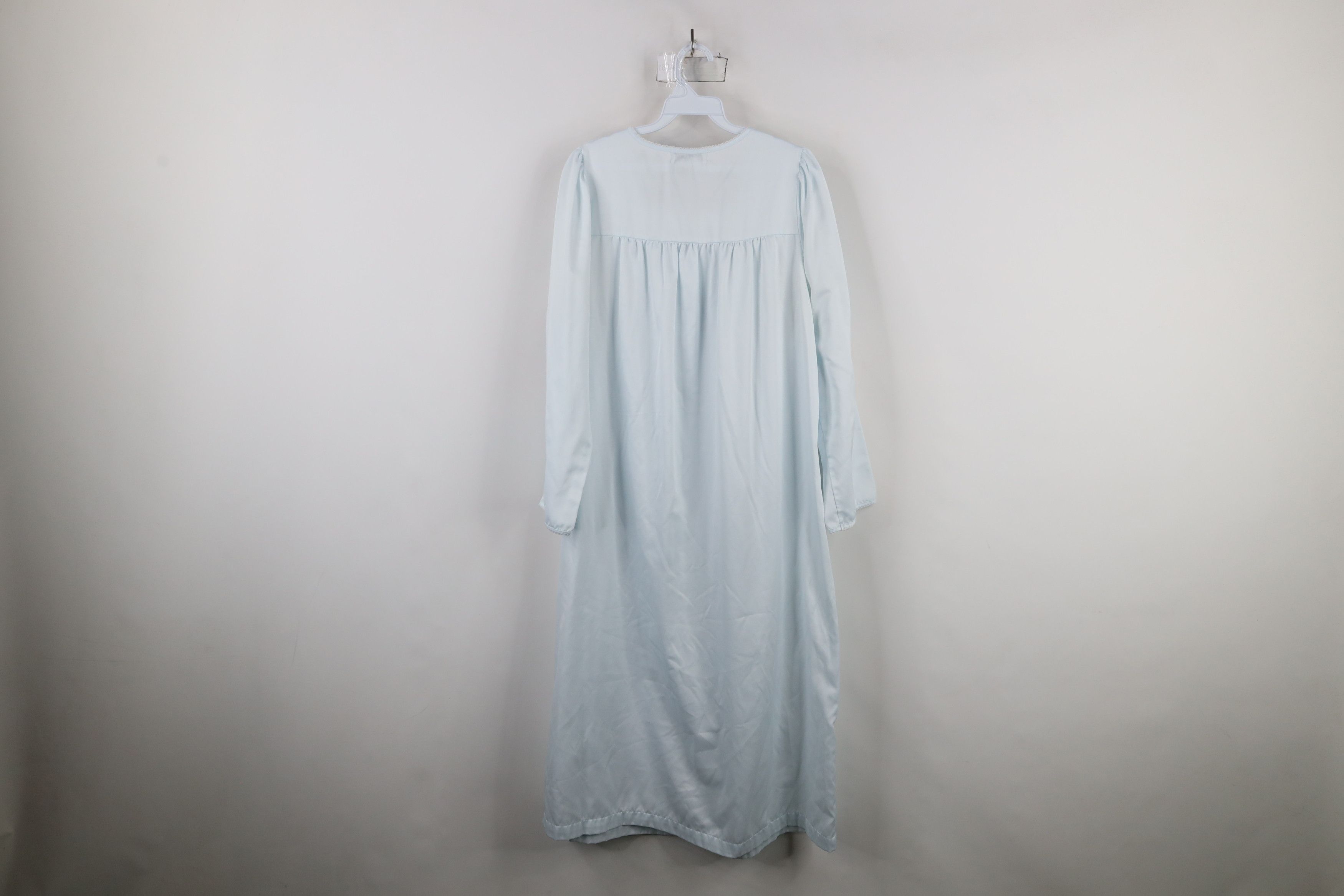 Vintage Vintage 90s Miss Elaine Lace Long Sleeve Night Gown Shirt Size M / US 6-8 / IT 42-44 - 10 Thumbnail