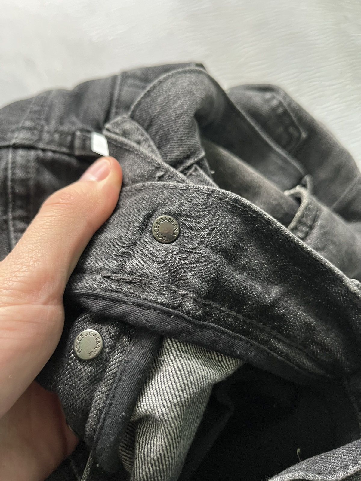 Dolce & Gabbana Dolce & Gabbana Luxury Jeans Denim Streetwear Dark Size US 35 - 11 Thumbnail