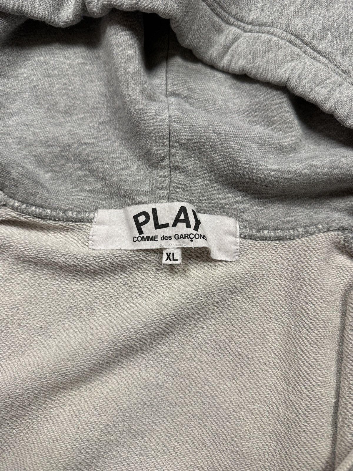 Comme des Garcons PLAY Crazy Big Logo Comme Des Garçons Play Zip Hoodie Size XL / US 12-14 / IT 48-50 - 9 Thumbnail