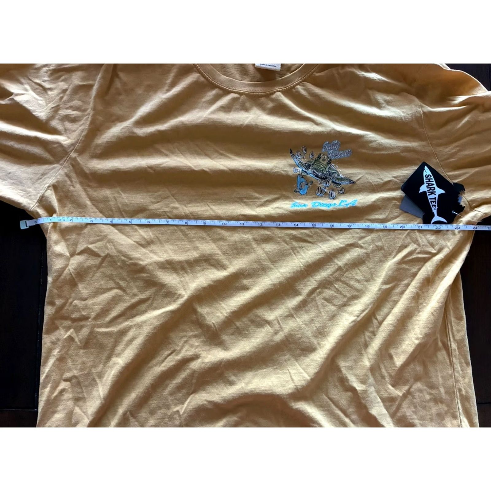 Vintage shark tea sea turtle shirt Mens 2XL NWT Size US XXL / EU 58 / 5 - 4 Thumbnail