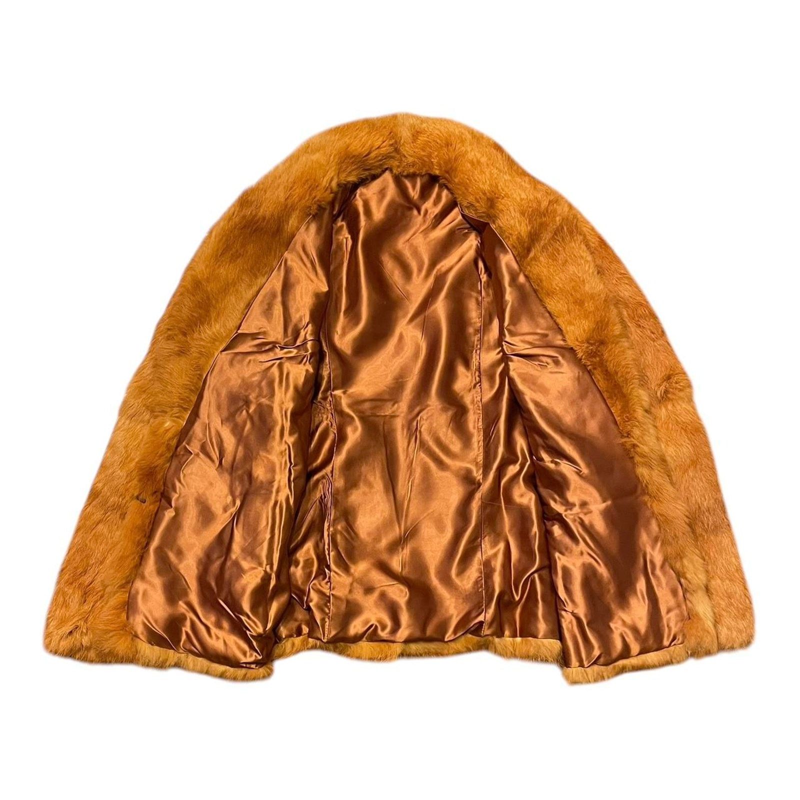 Vintage Vintage 1970s 100% genuine copper rabbit fur coat Size S / US 4 / IT 40 - 3 Thumbnail