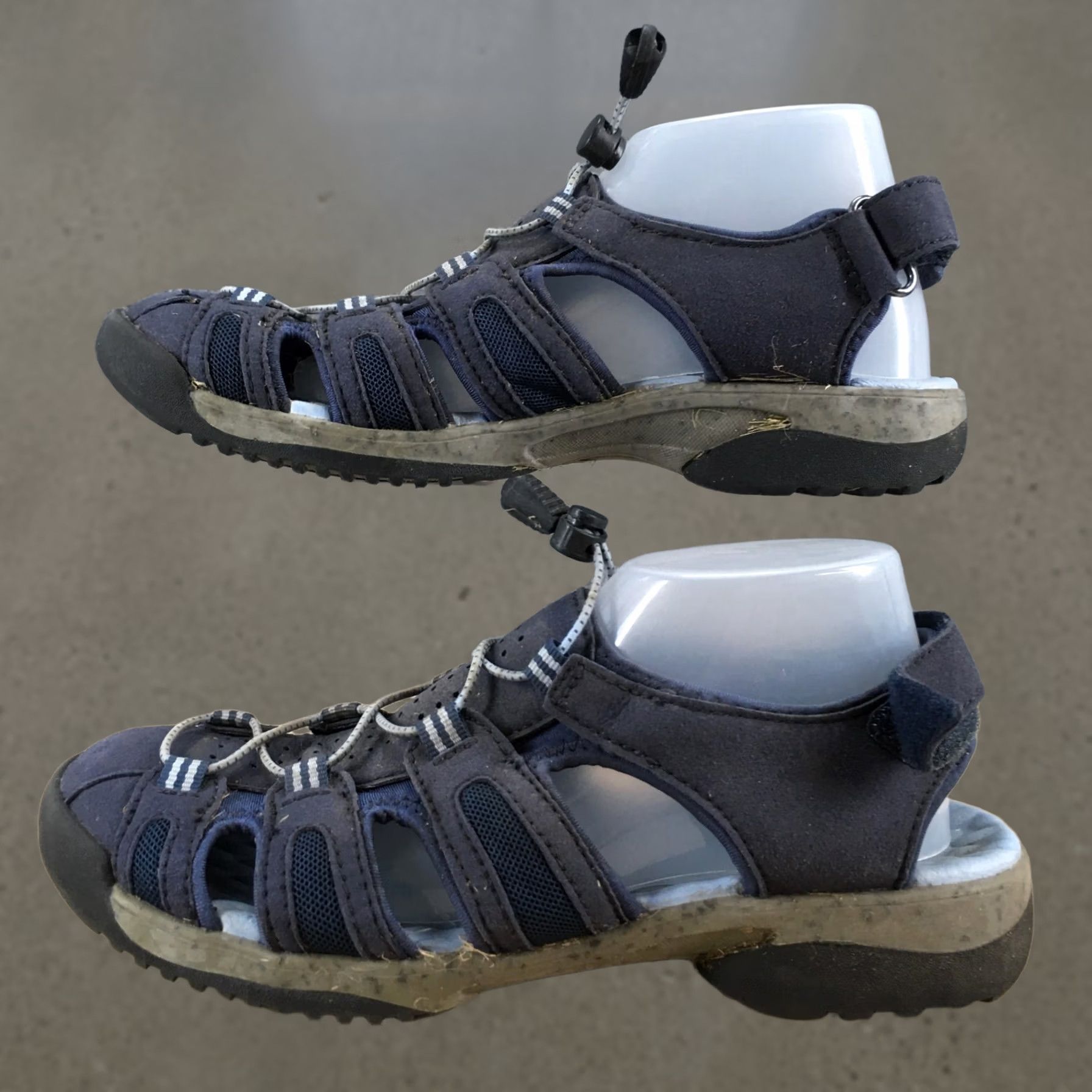 Clarks Clarks Sandals Womens 6.5 M Tuvia Maddee Fisherman Hiking Flats Blue Closed Toe Shoes Size US 7 / IT 37 - 1 Thumbnail