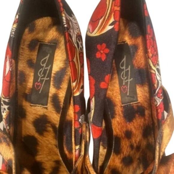 Other Iron Fist Siesta skull Couture Leopard Bow Floral Satin Red Size US 9 / IT 39 - 6 Thumbnail