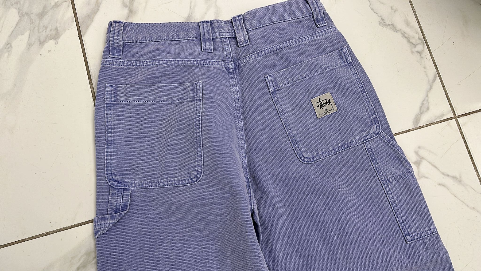 Stussy Stussy Hydrangea Double Knee Work Pant Canvas Size 30 Size US 30 / EU 46 - 4 Thumbnail