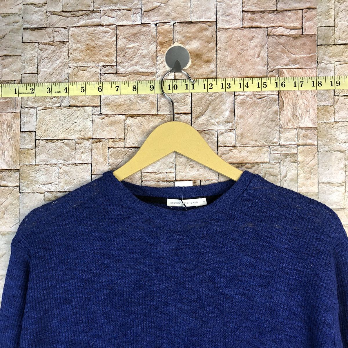 Homespun Knitwear × Japanese Brand Browny Standard Blue Knitwear #A819 Size M / US 6-8 / IT 42-44 - 4 Thumbnail
