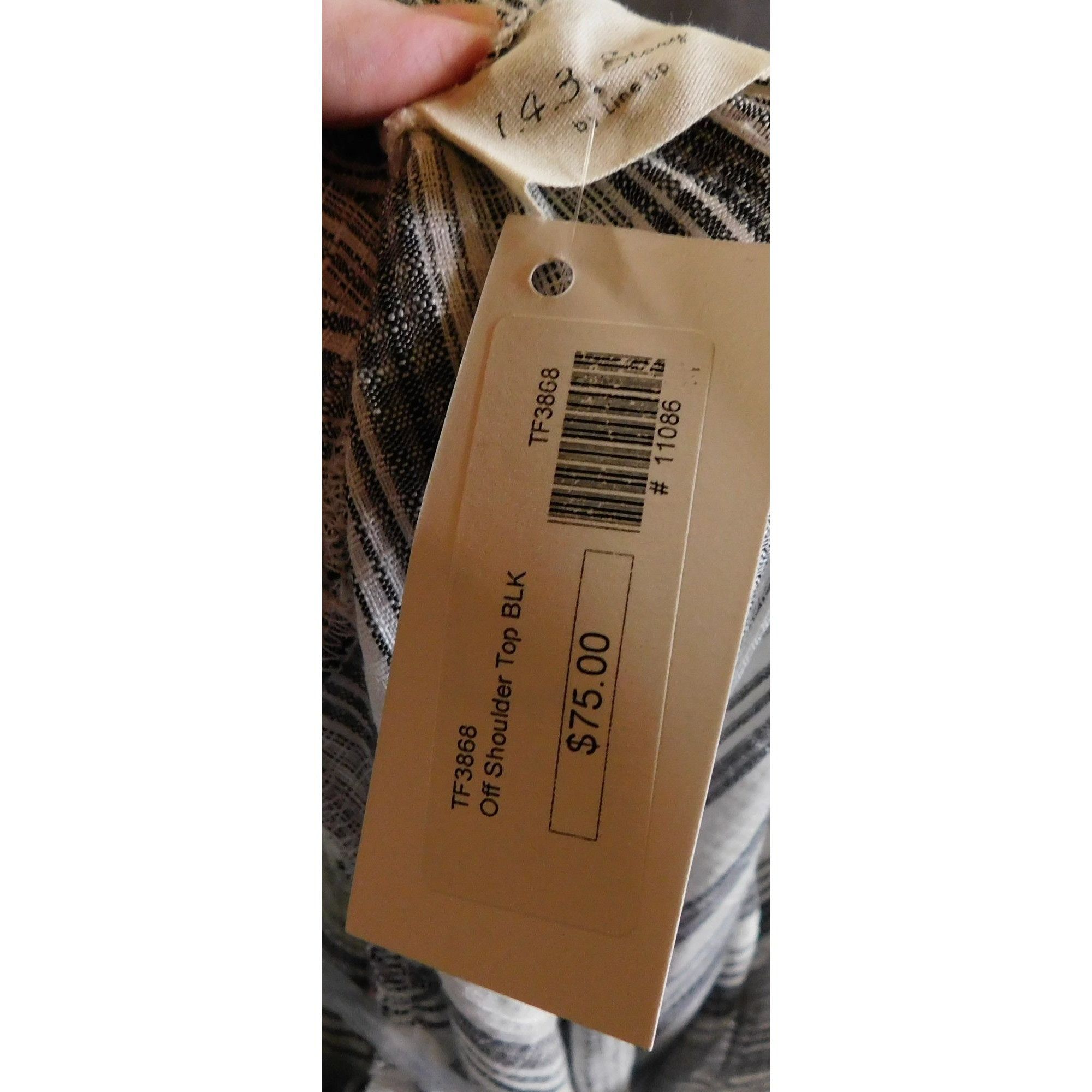 Other 1.4.3. Story by Line Up Striped Off Shoulder Top NWT Size S / US 4 / IT 40 - 5 Thumbnail