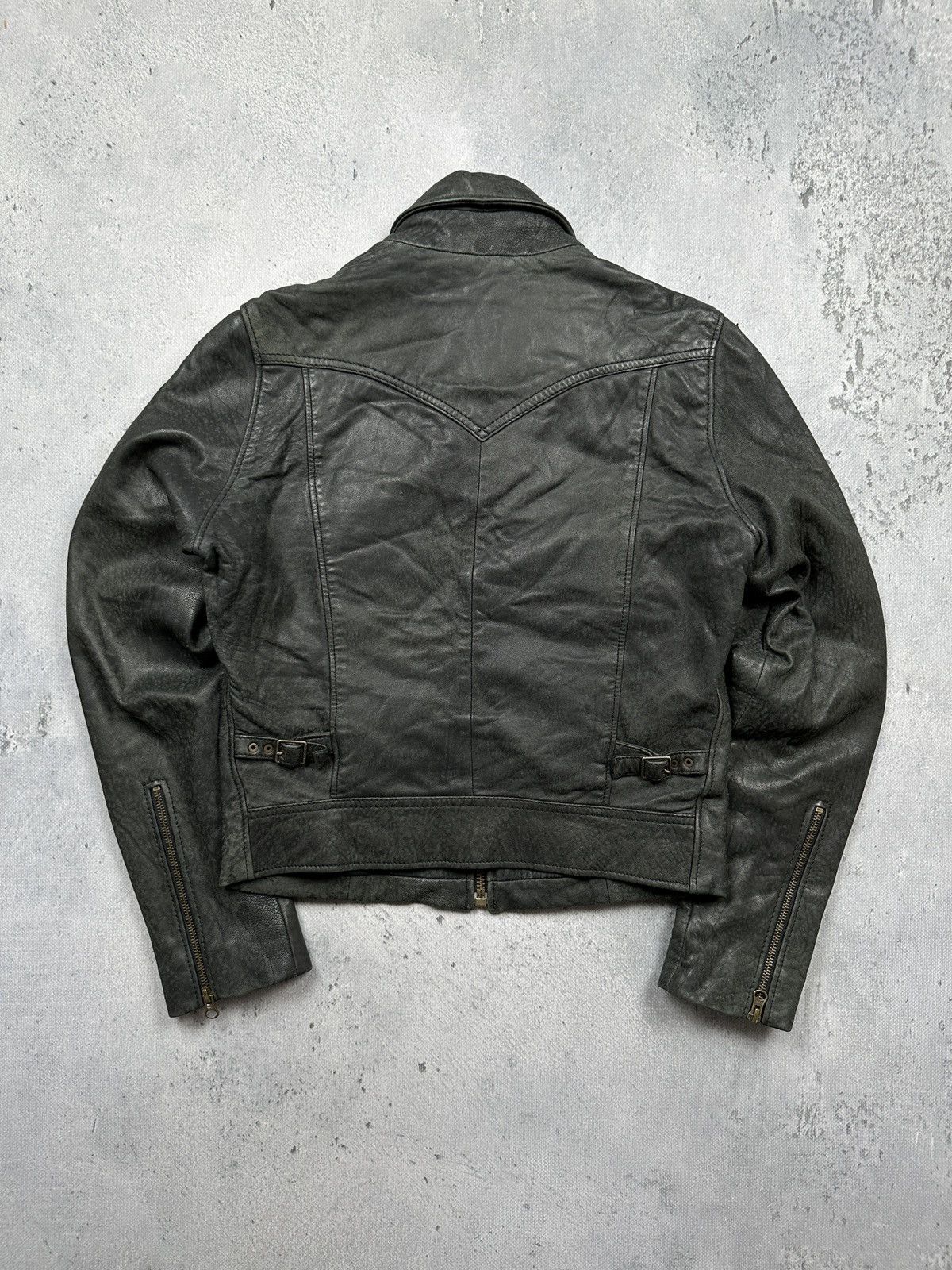 Levi's Vintage Levi’s Sample Leather Jacket Western Cut 90s Rare Size S / US 4 / IT 40 - 8 Thumbnail