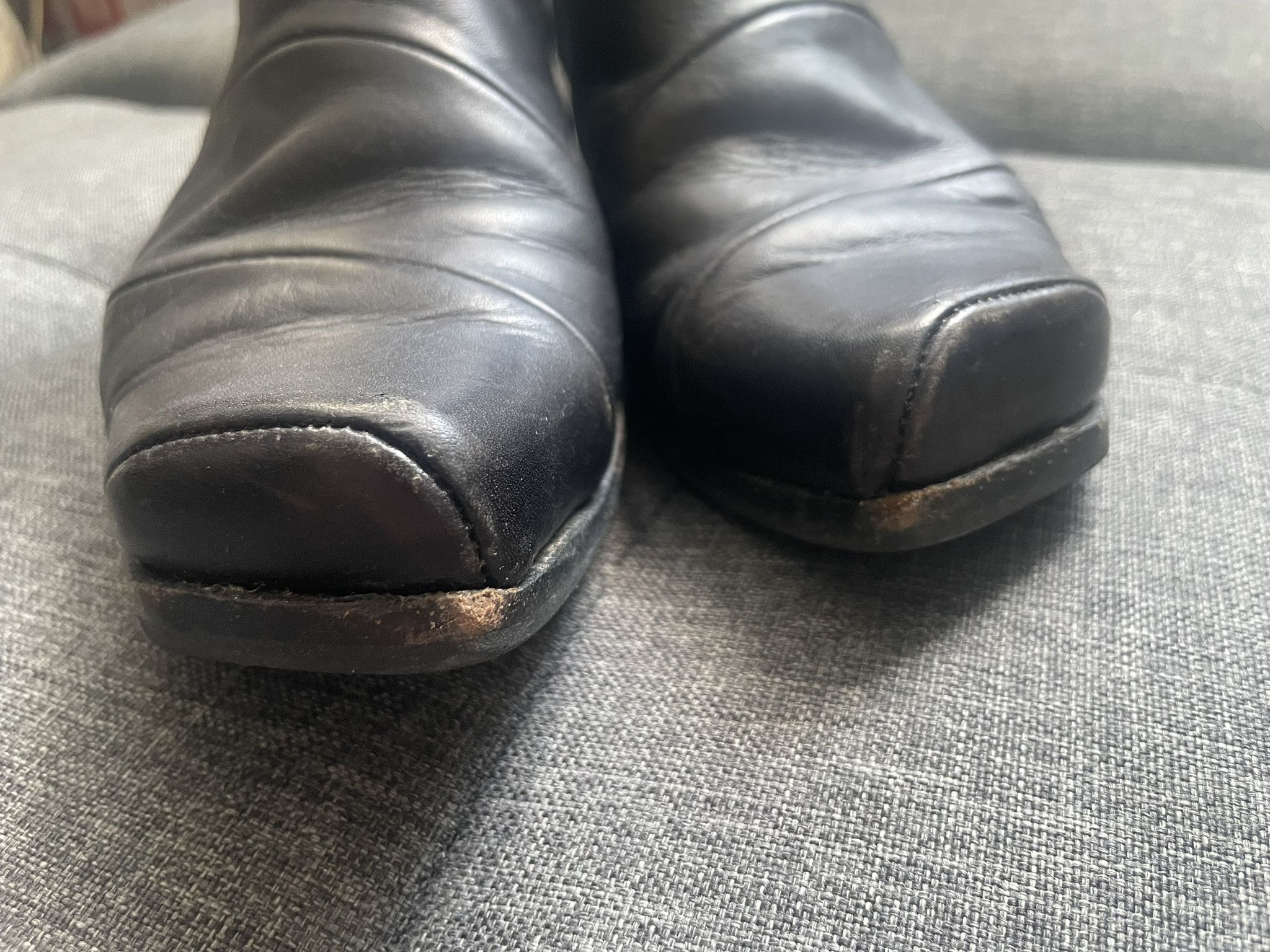 CYDWOQ Spiral Leather Boots Size US 7 / IT 37 - 7 Thumbnail