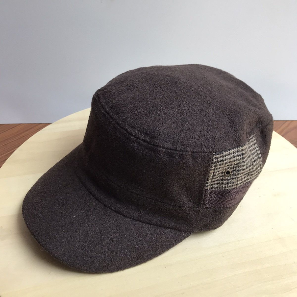 Japanese Brand × Vintage cap & tomato Suede moleskin Petrol Cap by Cap and tomato wol Size ONE SIZE - 7 Thumbnail