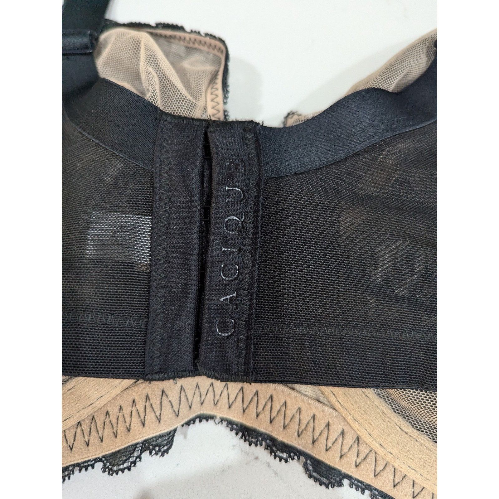 Other Cacique Modern Lace Covered Unlined Full Coverage Black Unde Size ONE SIZE - 4 Thumbnail