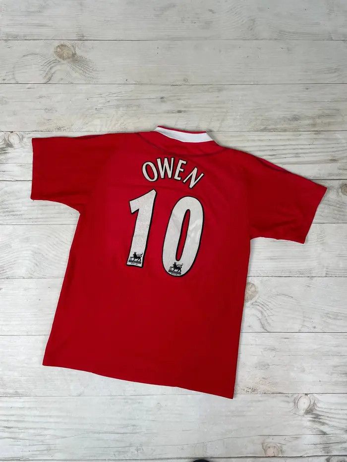 Reebok Reebok Liverpool 2002 2004 Owen #10 Home Shirt Soccer Jersey Size US S / EU 44-46 / 1 - 8 Thumbnail
