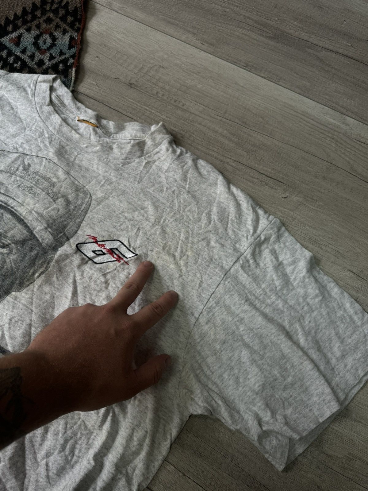 NASCAR Vintage Nutmeg Mark Martin NASCAR Racing T-Shirt Size US XL / EU 56 / 4 - 7 Thumbnail