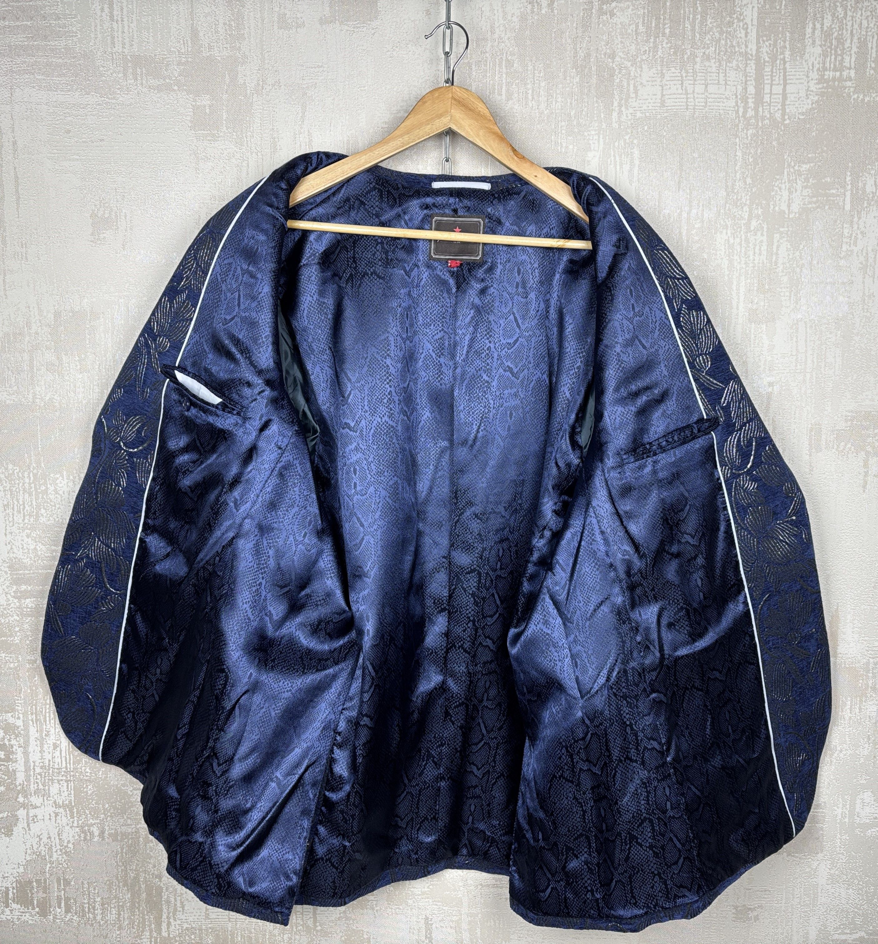 Joe Browns Joe Browns Silver Jacquard Blazer Size UK/US 46, EU 56 Size 46R - 10 Thumbnail