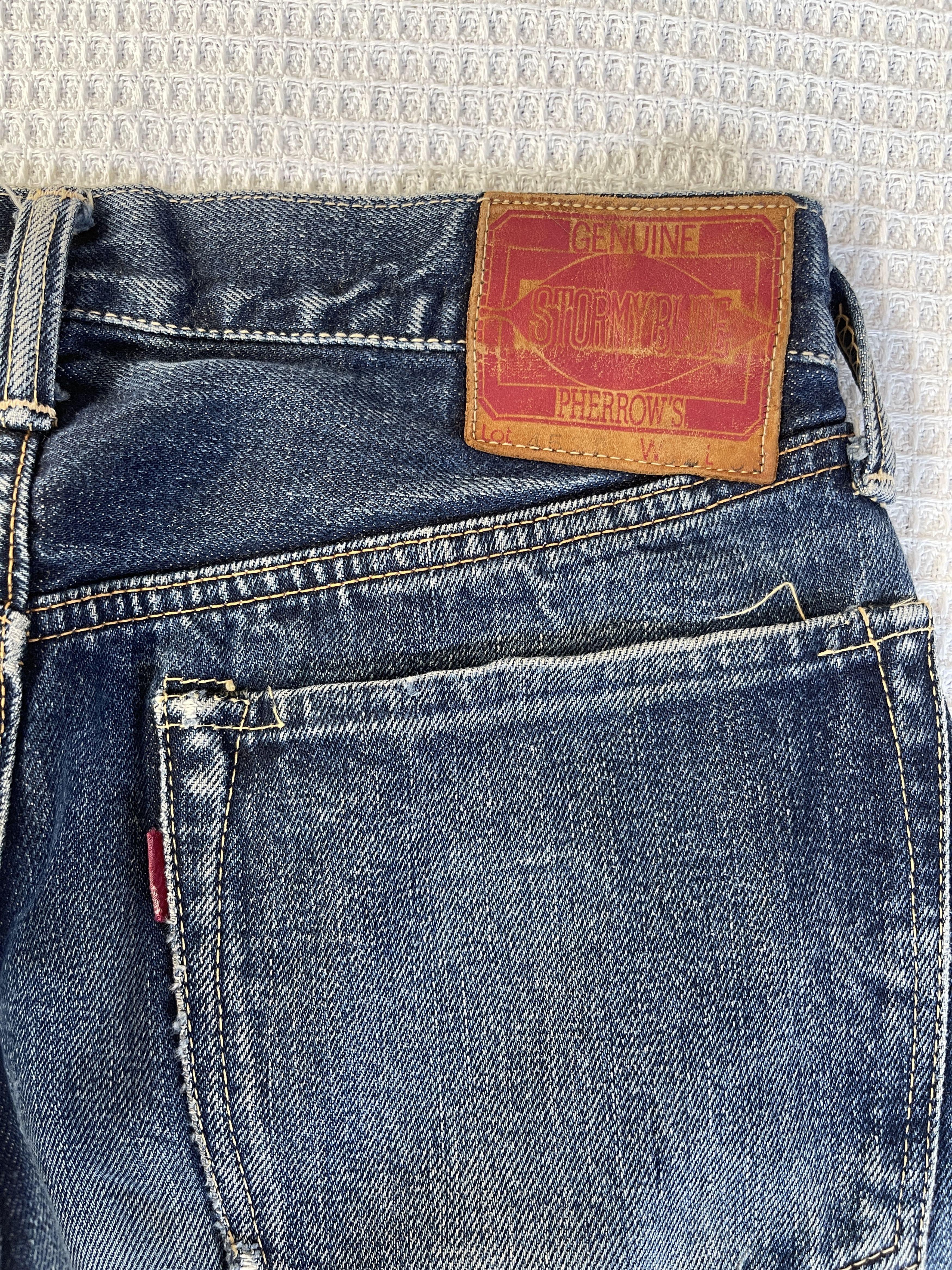 Japanese Brand Last Drop🔥Rare🔥Vtg PHERROW’S Selvedge Distressed Denim Jeans Size US 29 - 12 Thumbnail