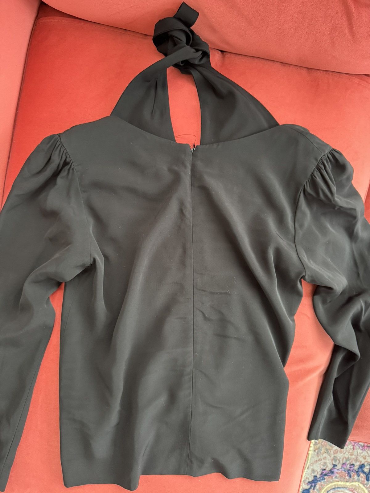 Dries Van Noten Dries van Noten black crepe blouse, size M Size M / US 6-8 / IT 42-44 - 13 Thumbnail