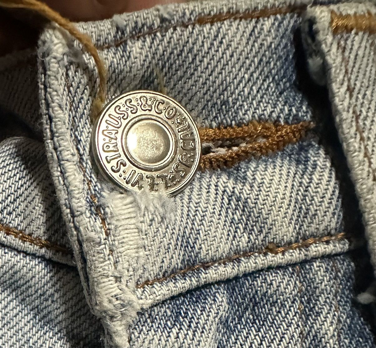 Levi's Vintage 90s Levis 636 Big E Silver Tab Tapered Leg Jeans Size US 28 / EU 44 - 8 Thumbnail